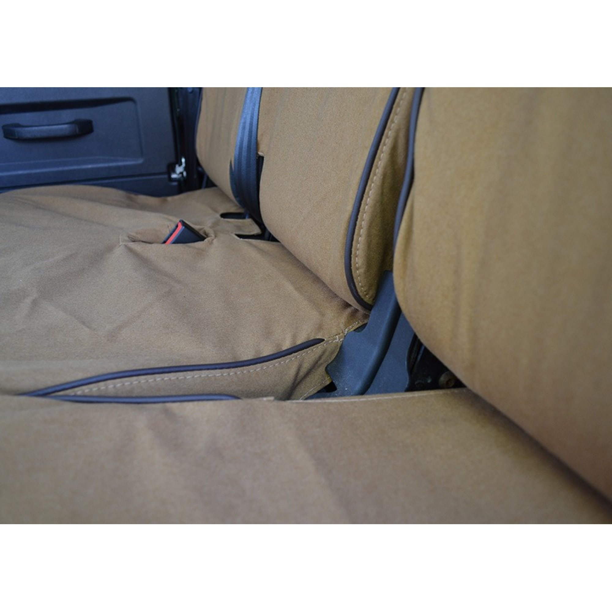 60/40 Split Seat Cover Sand Canvas