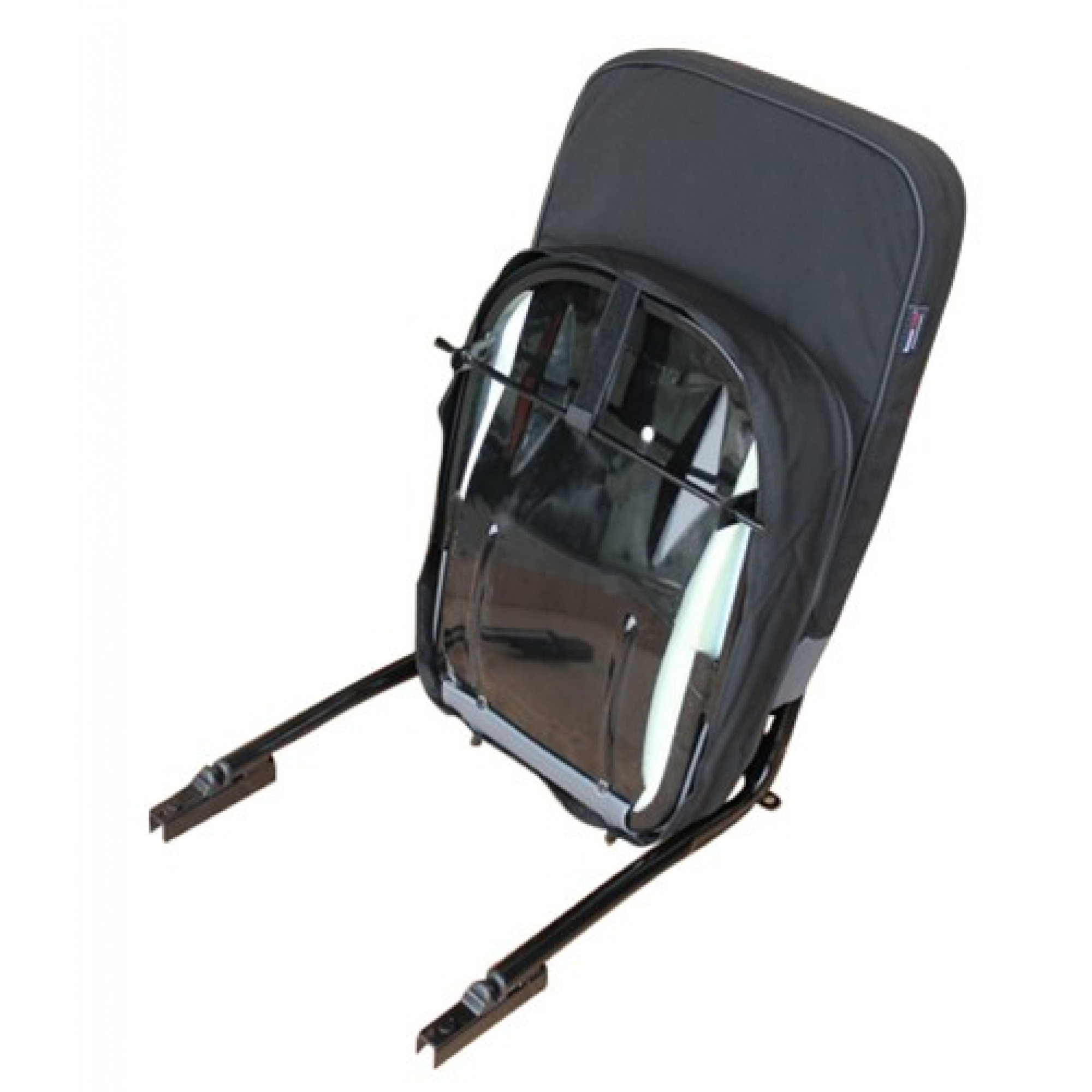Front Centre Seat Black Canvas Cover for Defender