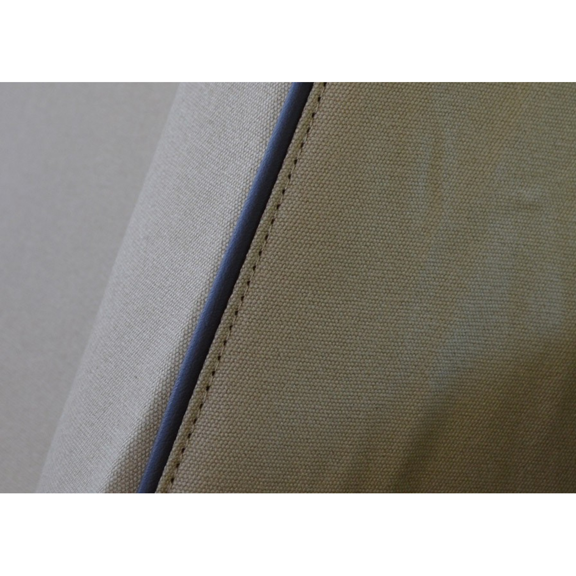 Canvas Seat Covers Front Outer Seats in Sand 90/110 2007 on