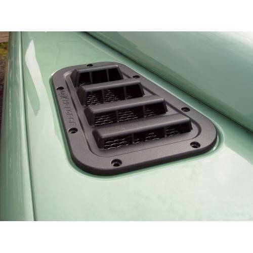 BA5900 Air Intake Grill Hi Force Lrx Type in Satin Black Plastic