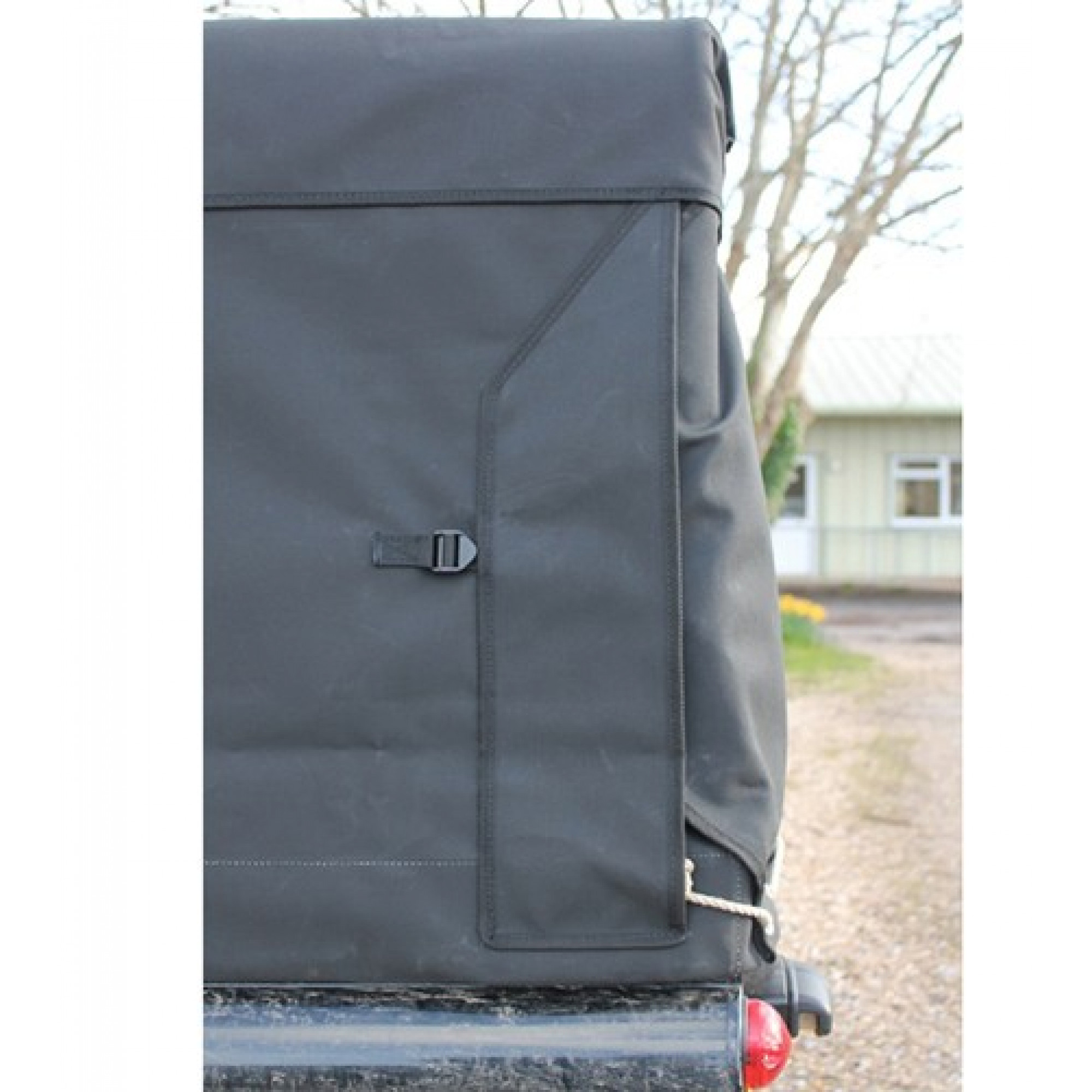 90 in 3/4 Hood - Body Fit Black Canvas