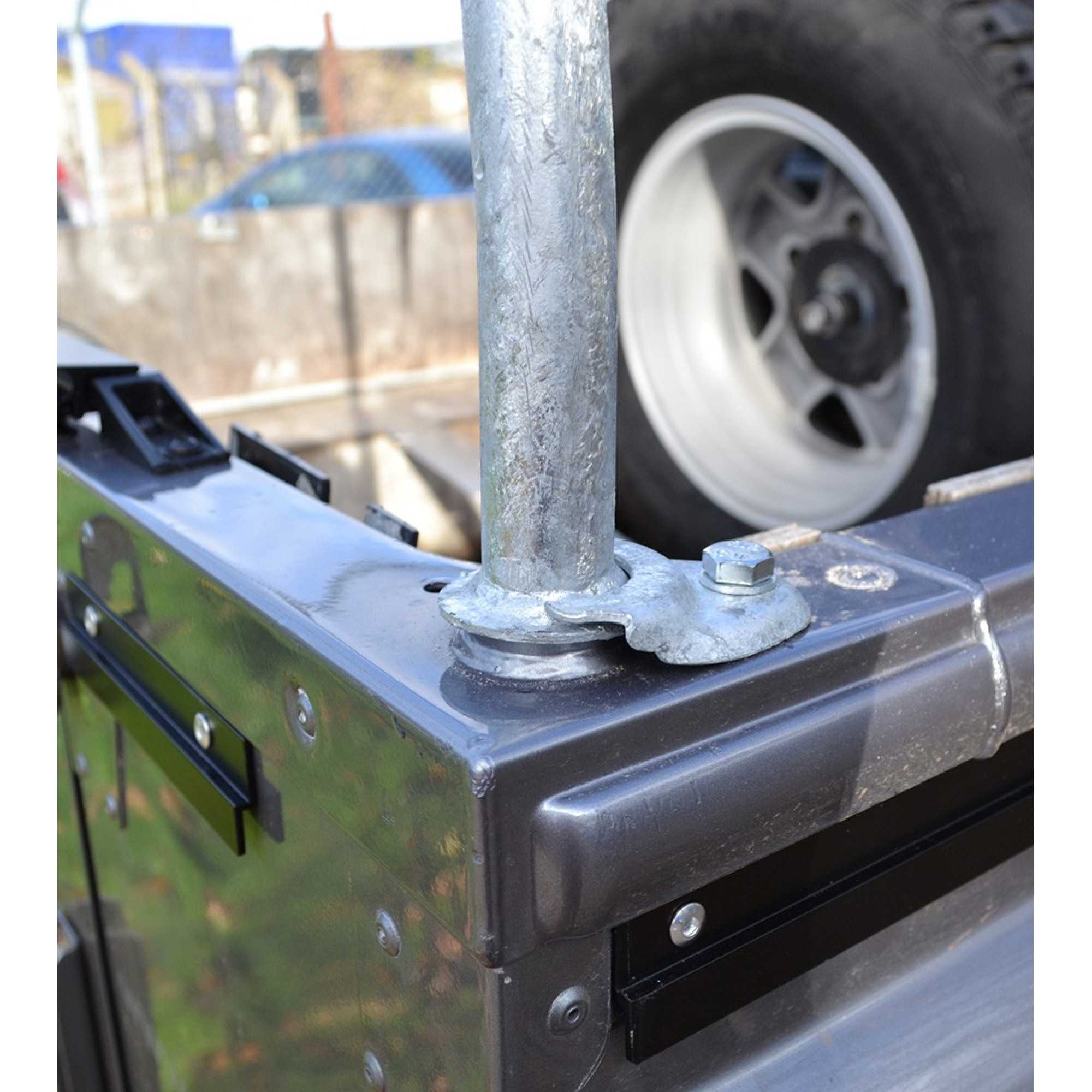 110 Crew Cab Hood Stick Set