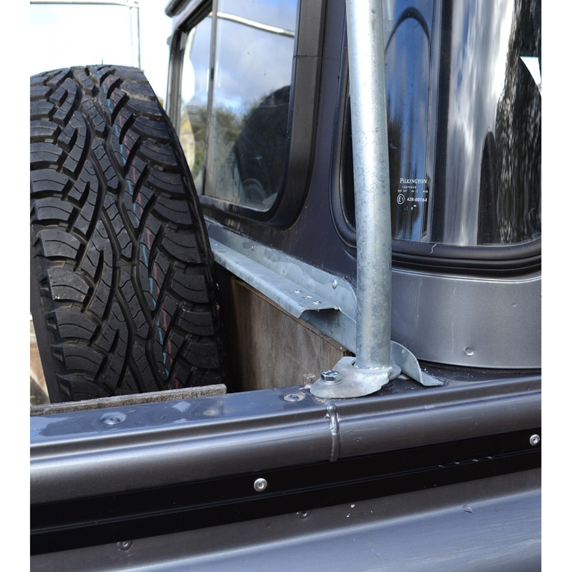 110 Crew Cab Hood Stick Set