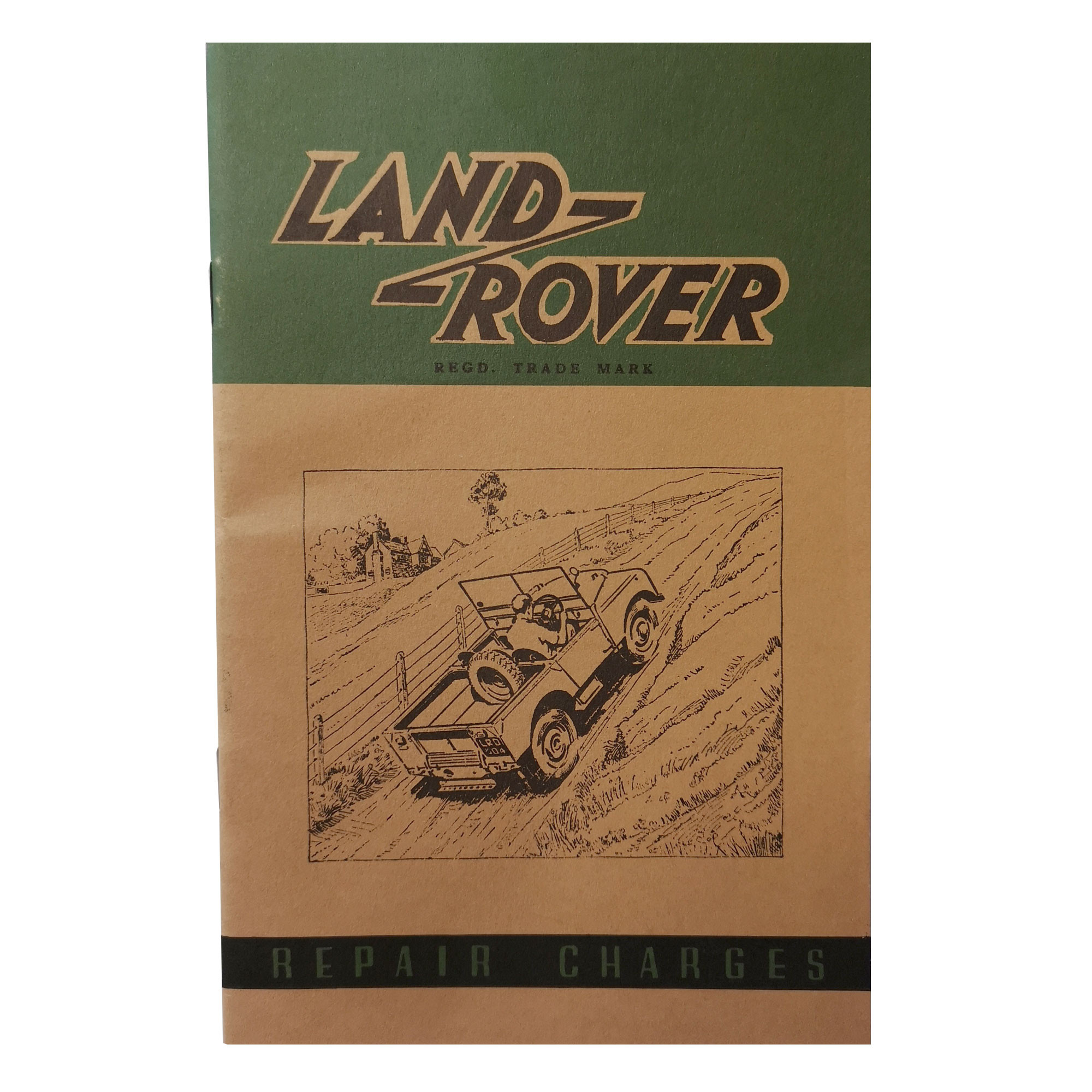 Genuine Landrover Repair Charges September 1949. - JC141