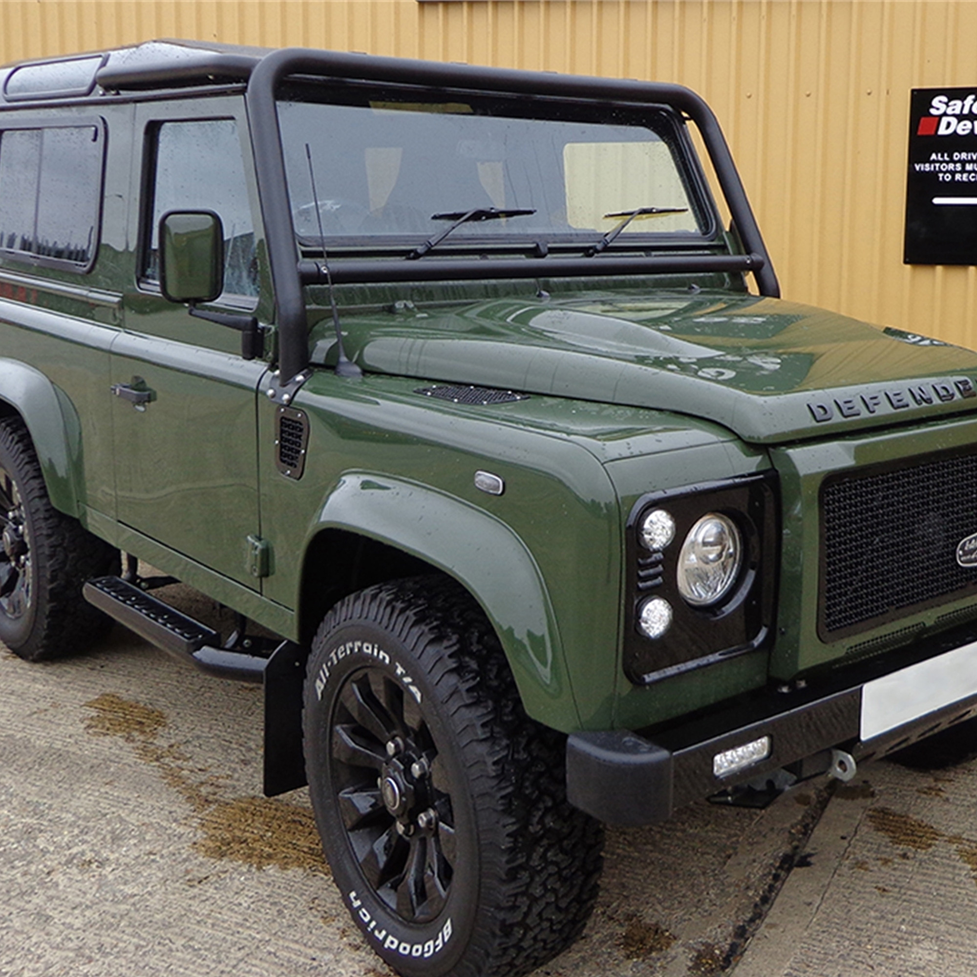 RBL2303SSSBLACK Safety Devices Def 90/110/130 Front External Style