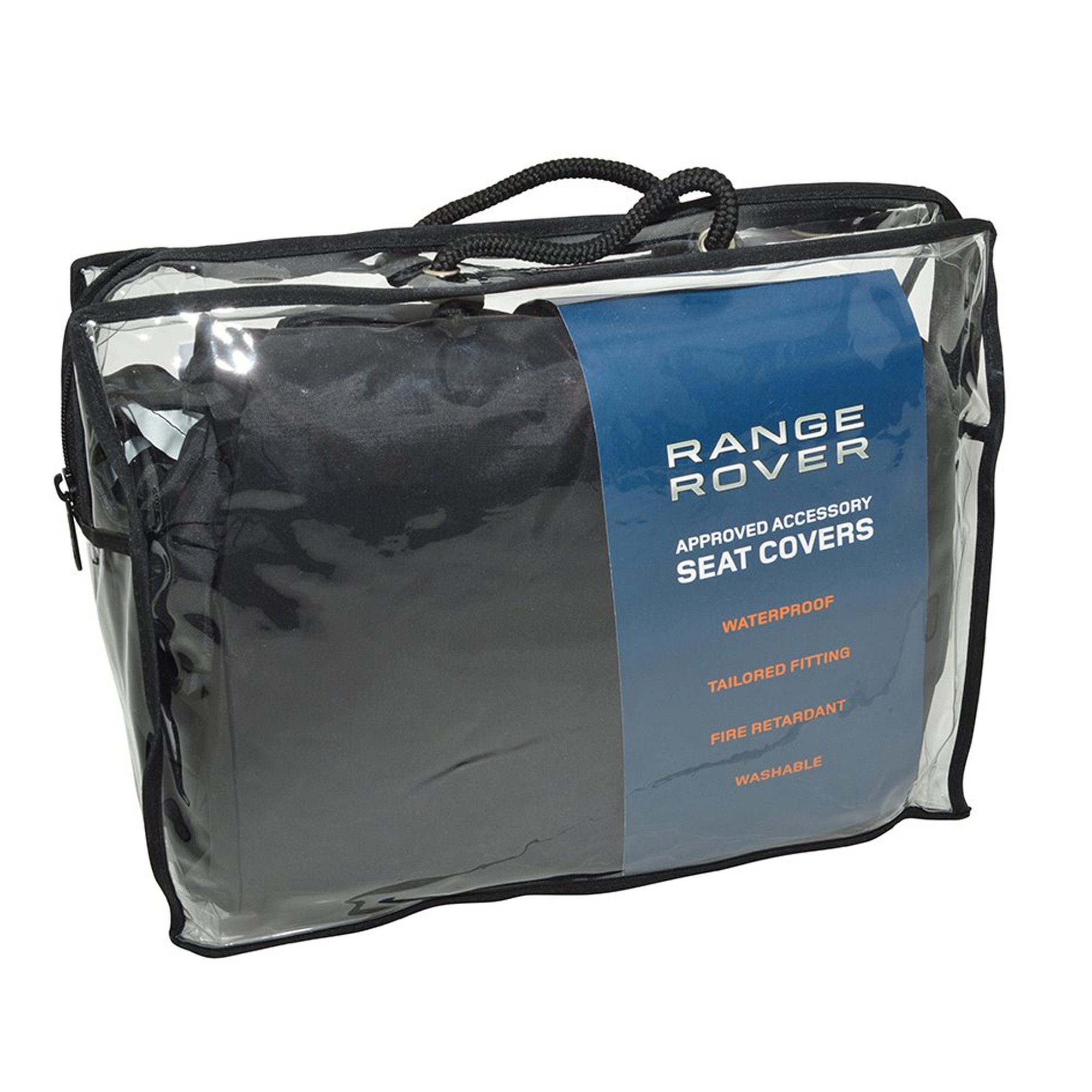 Range Rover L322 Front Black Seat Covers