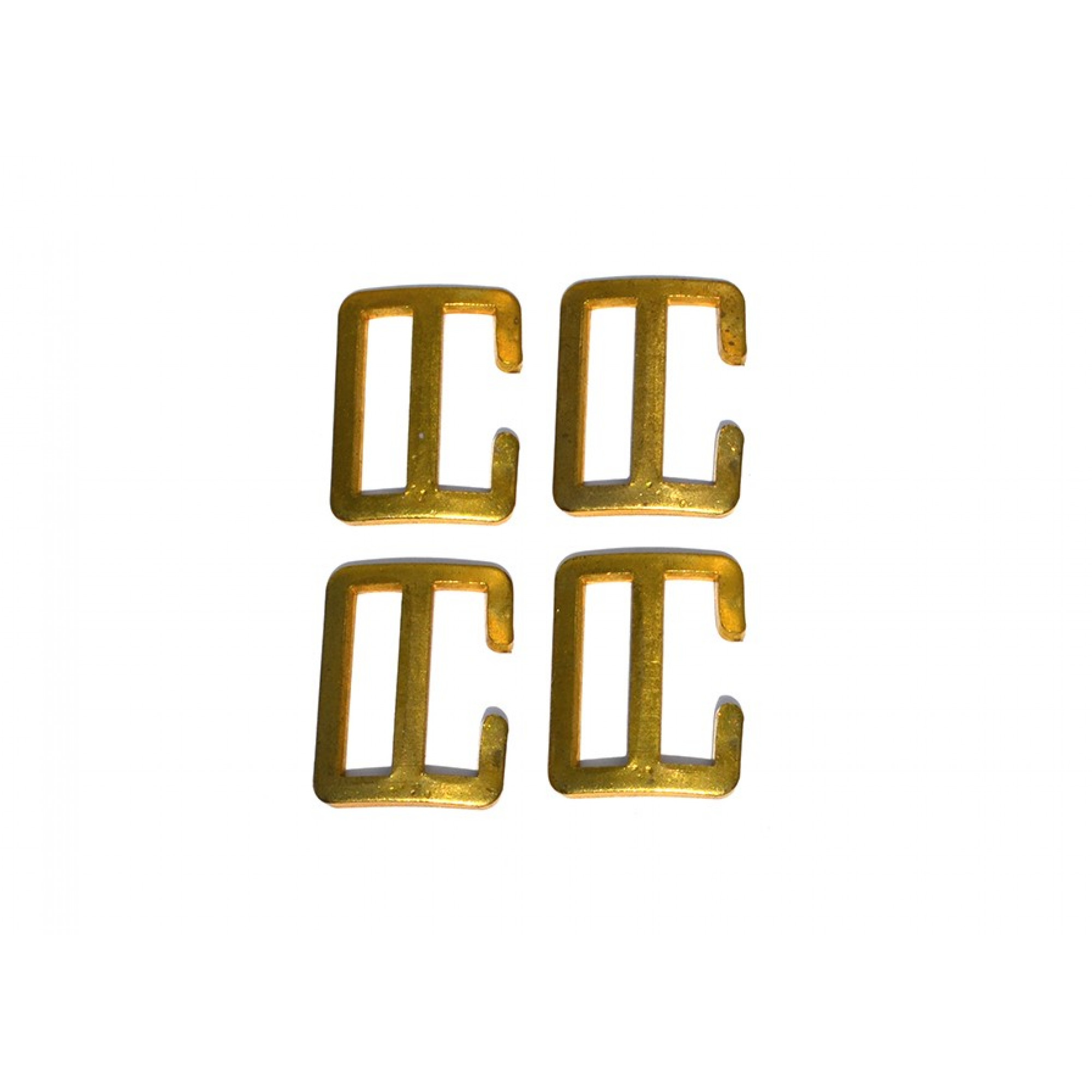 1" Brass Buckles for Canvas Hood Webbing (Genuine) Pack Of 4 1" Brass Buckles for Canvas Hood Webbing (Genuine) Pack Of 4