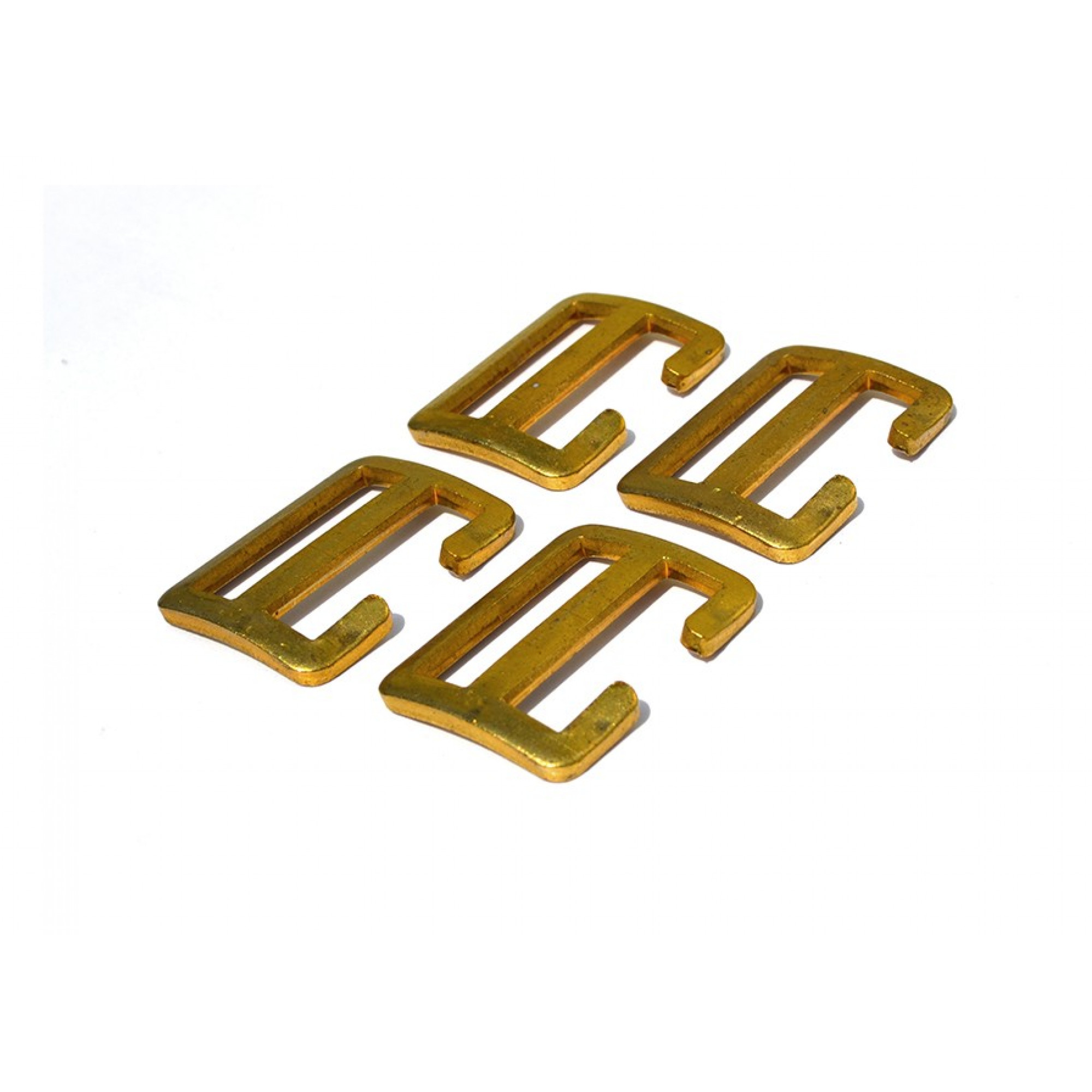 1" Brass Buckles for Canvas Hood Webbing (Genuine) Pack Of 4 1" Brass Buckles for Canvas Hood Webbing (Genuine) Pack Of 4