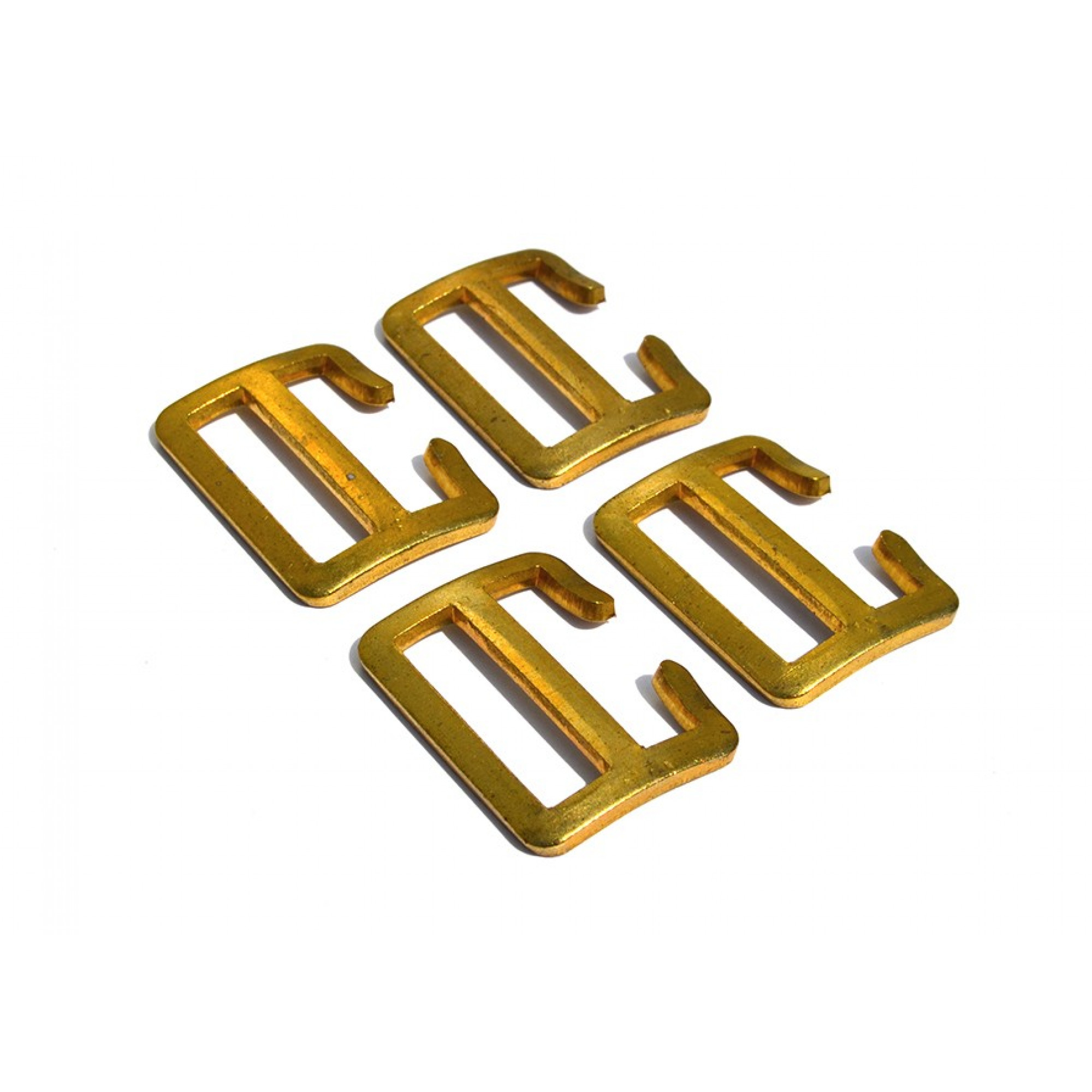 1" Brass Buckles for Canvas Hood Webbing (Genuine) Pack Of 4 1" Brass Buckles for Canvas Hood Webbing (Genuine) Pack Of 4