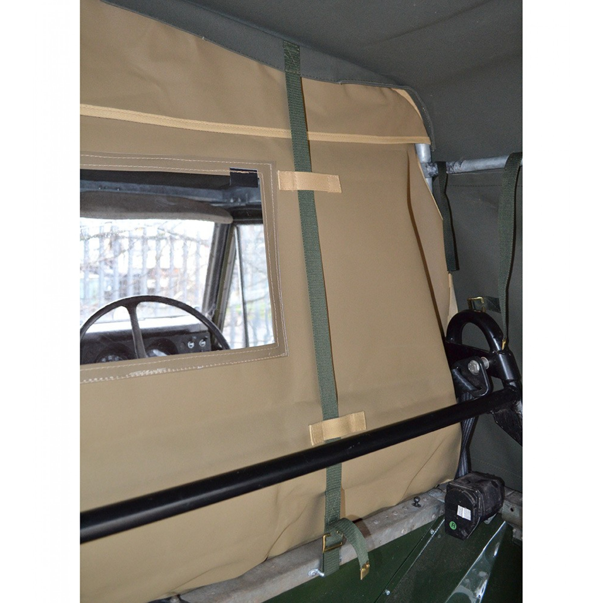 Fume Curtain 88/109 90/110 in Sand Flexible Rear Window