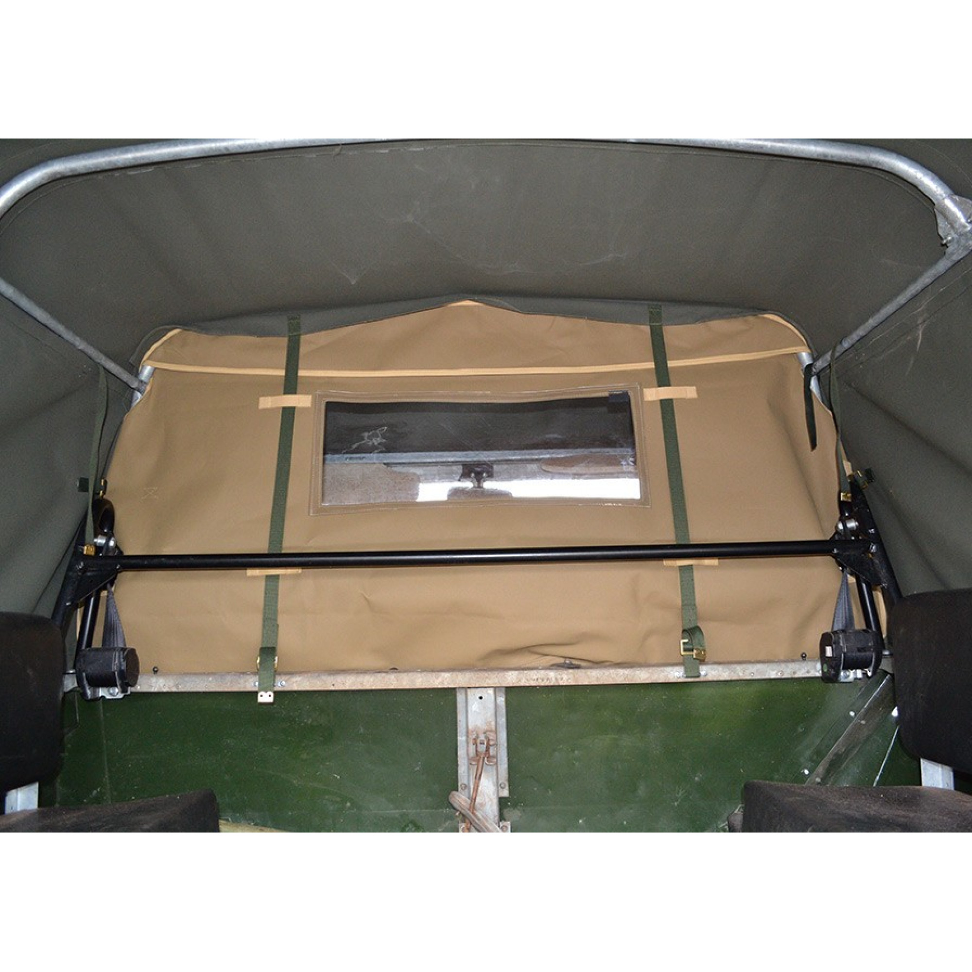 Fume Curtain 88/109 90/110 in Sand Flexible Rear Window
