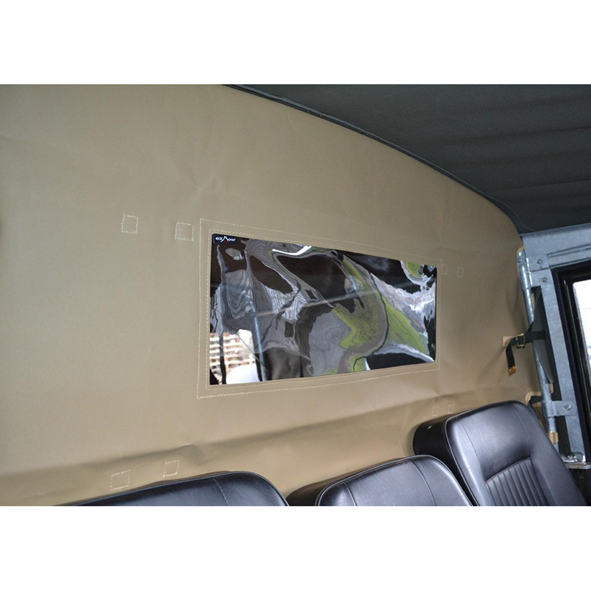 Fume Curtain 88/109 90/110 in Sand Flexible Rear Window
