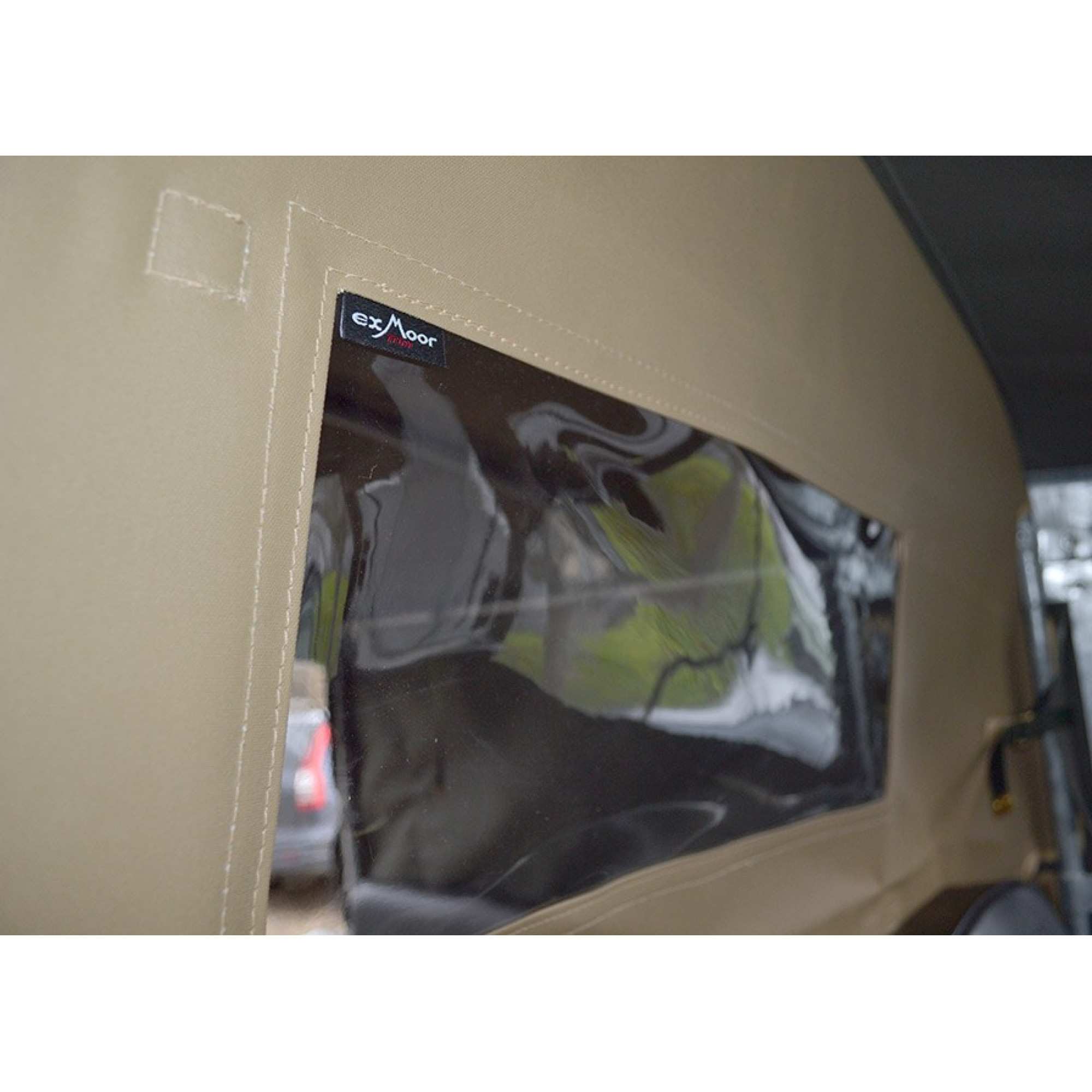 Fume Curtain 88/109 90/110 in Sand Flexible Rear Window