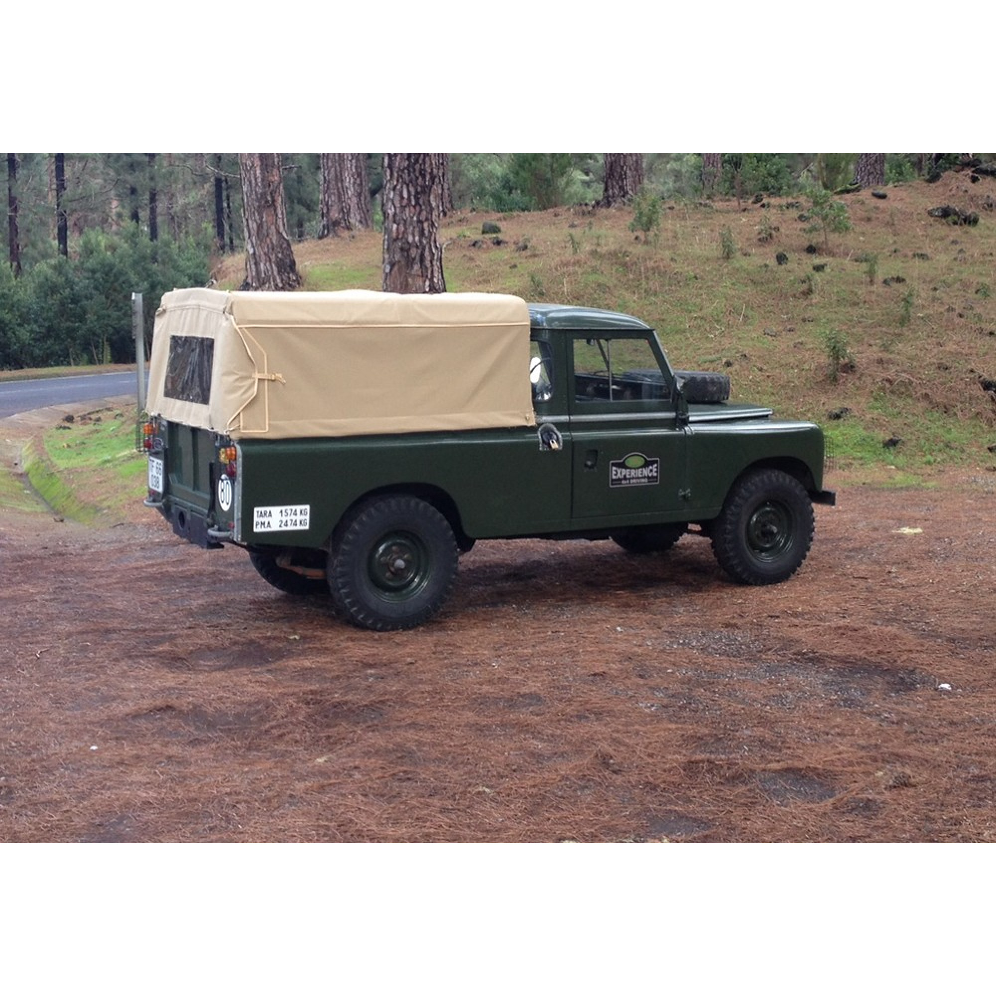 109 3/4 Sand Canvas Hood