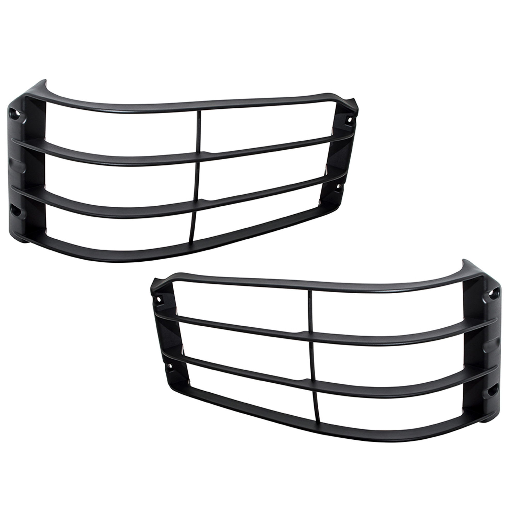 Front Light Guards Black Plastic Pair from 3A000000