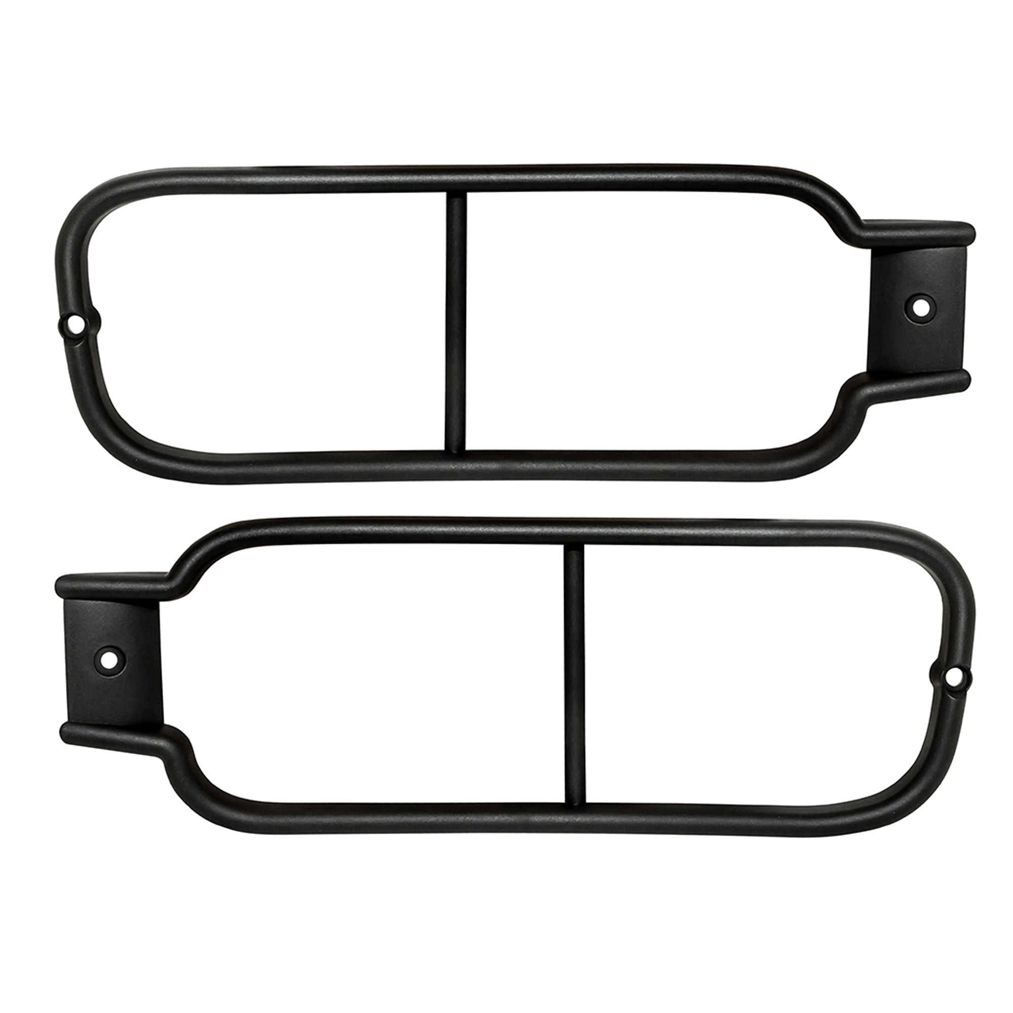 VUB500520 - Rear Bumper Lamp Guards Black Plastic Pair from 3A000000