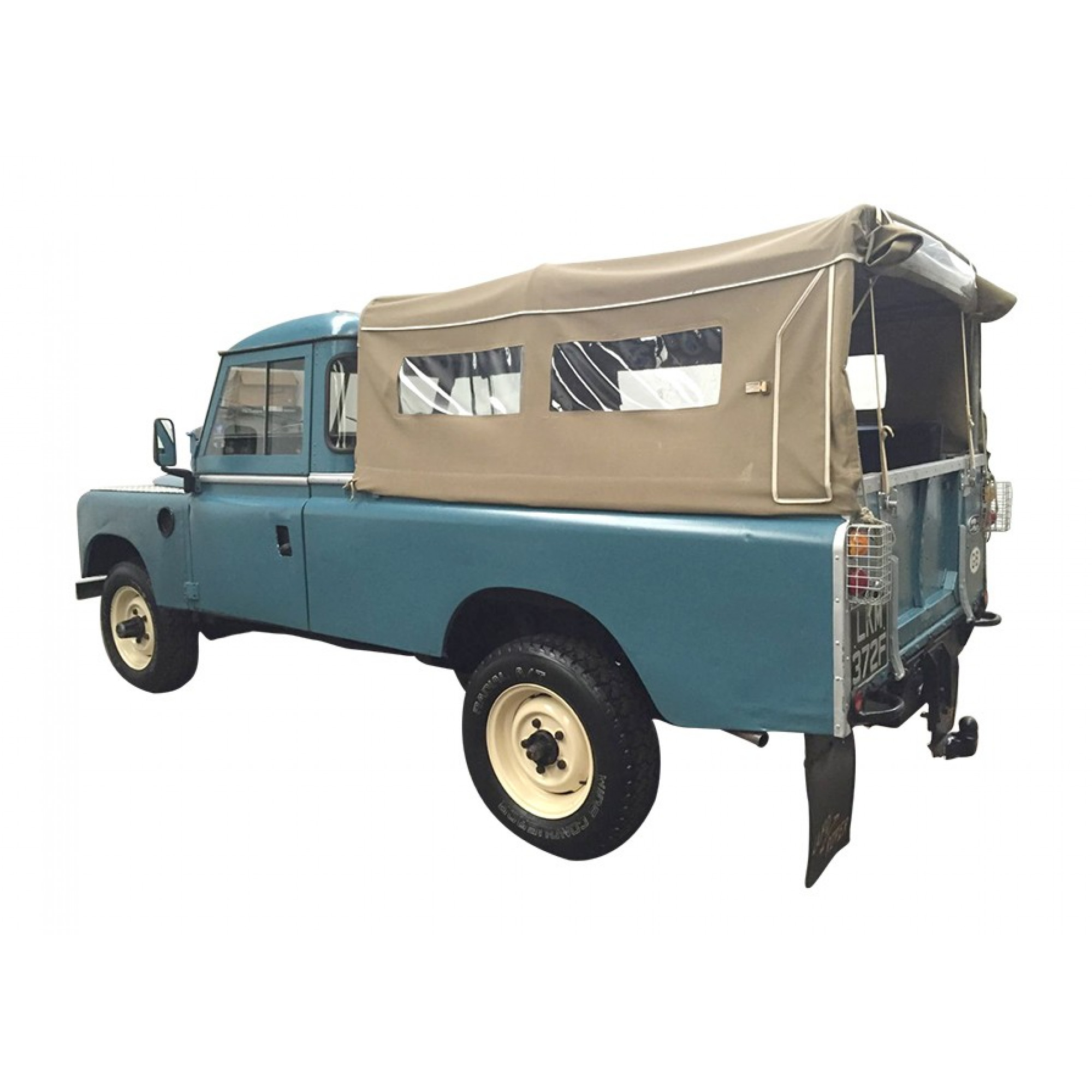 EXT255-6SAC - Canvas Hood 109 3/4 in SAND109 with Side Windows