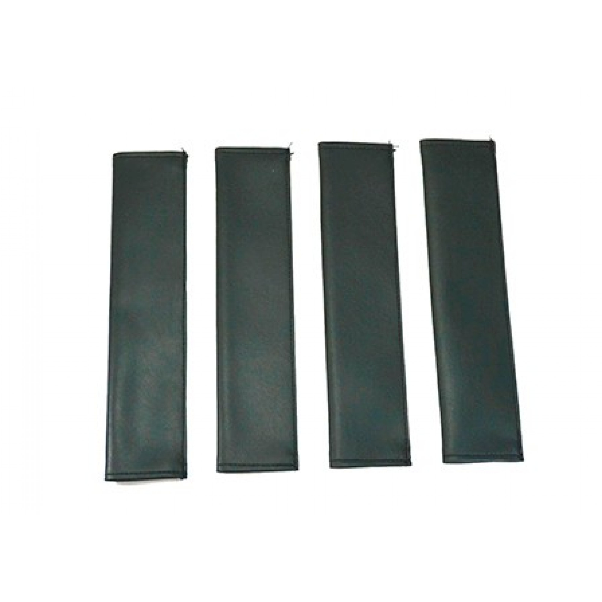 EXT261GNV Green Vinyl Chain Sleeves Set Of 4 2 Per Chain