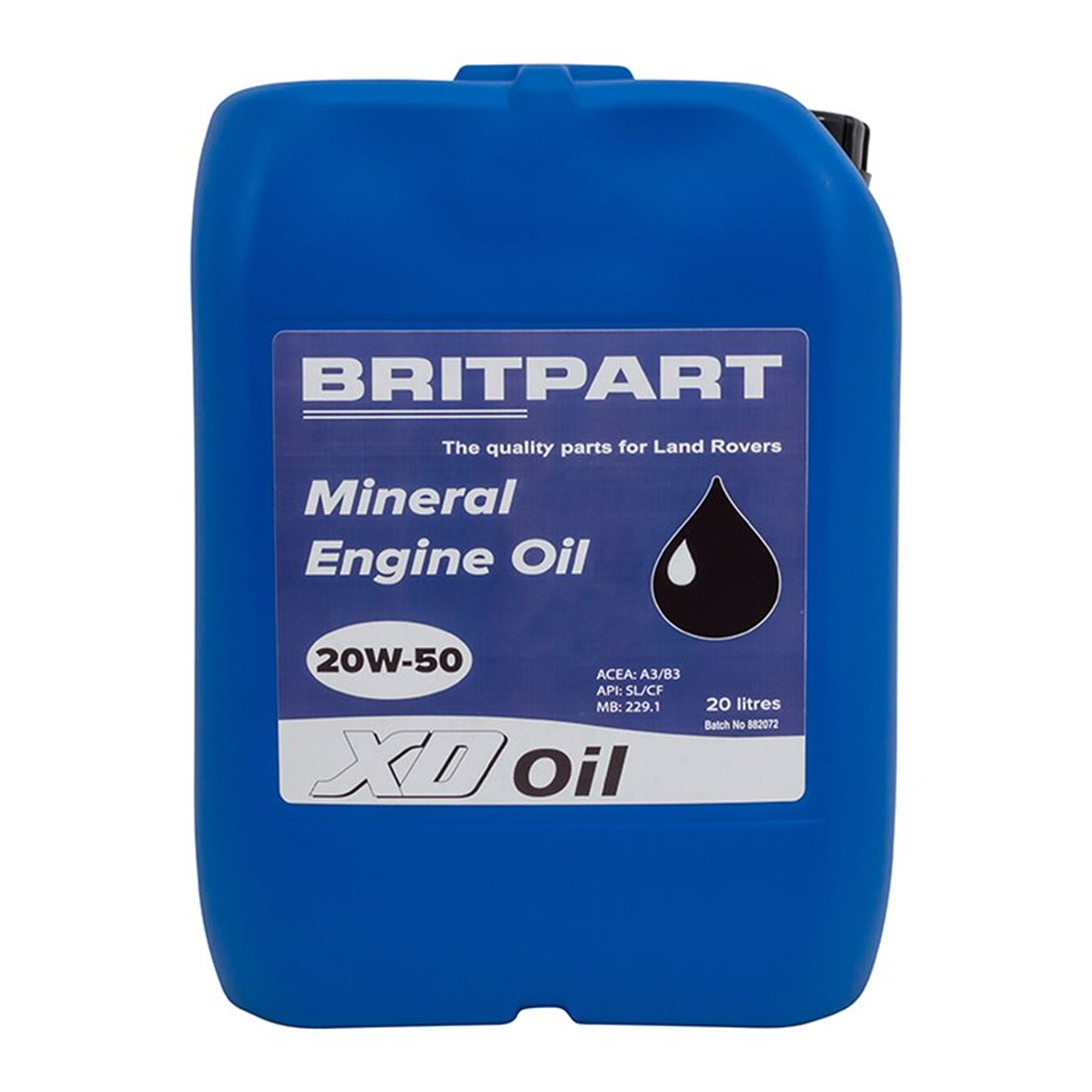 DA1824 - Xd Mineral Engine Oil 20W - 50 20 Litre (Collection Only - Cannot Be Dispatched)