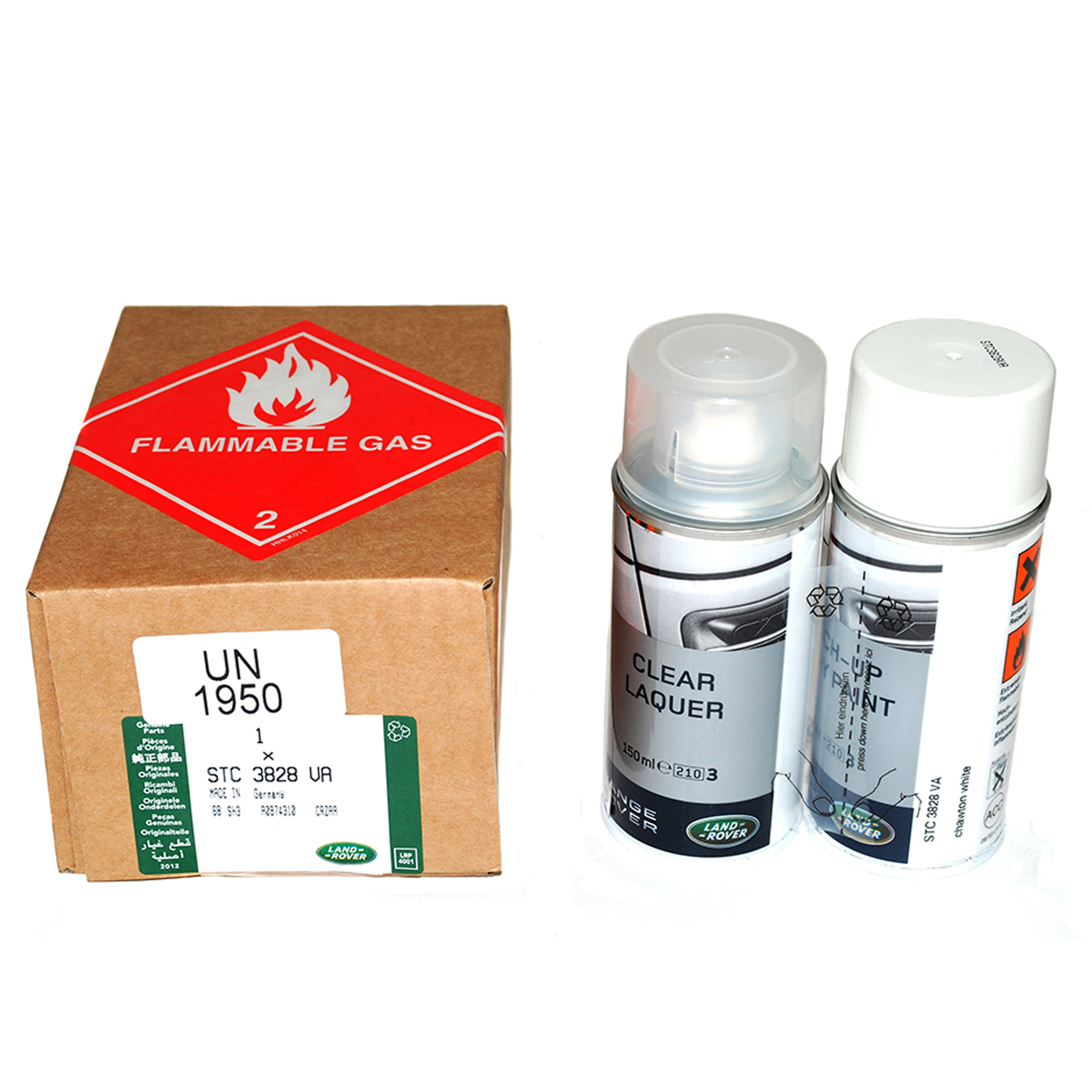 STC3828VA - Genuine Aerosol Paint Kit Chawton White and Laquer