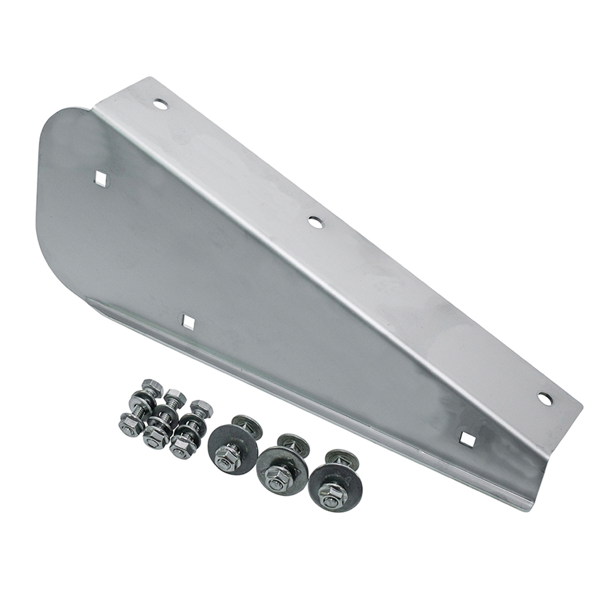 MUC3987SS - Def 90 Stainless Mudflap Bracket Rear LH