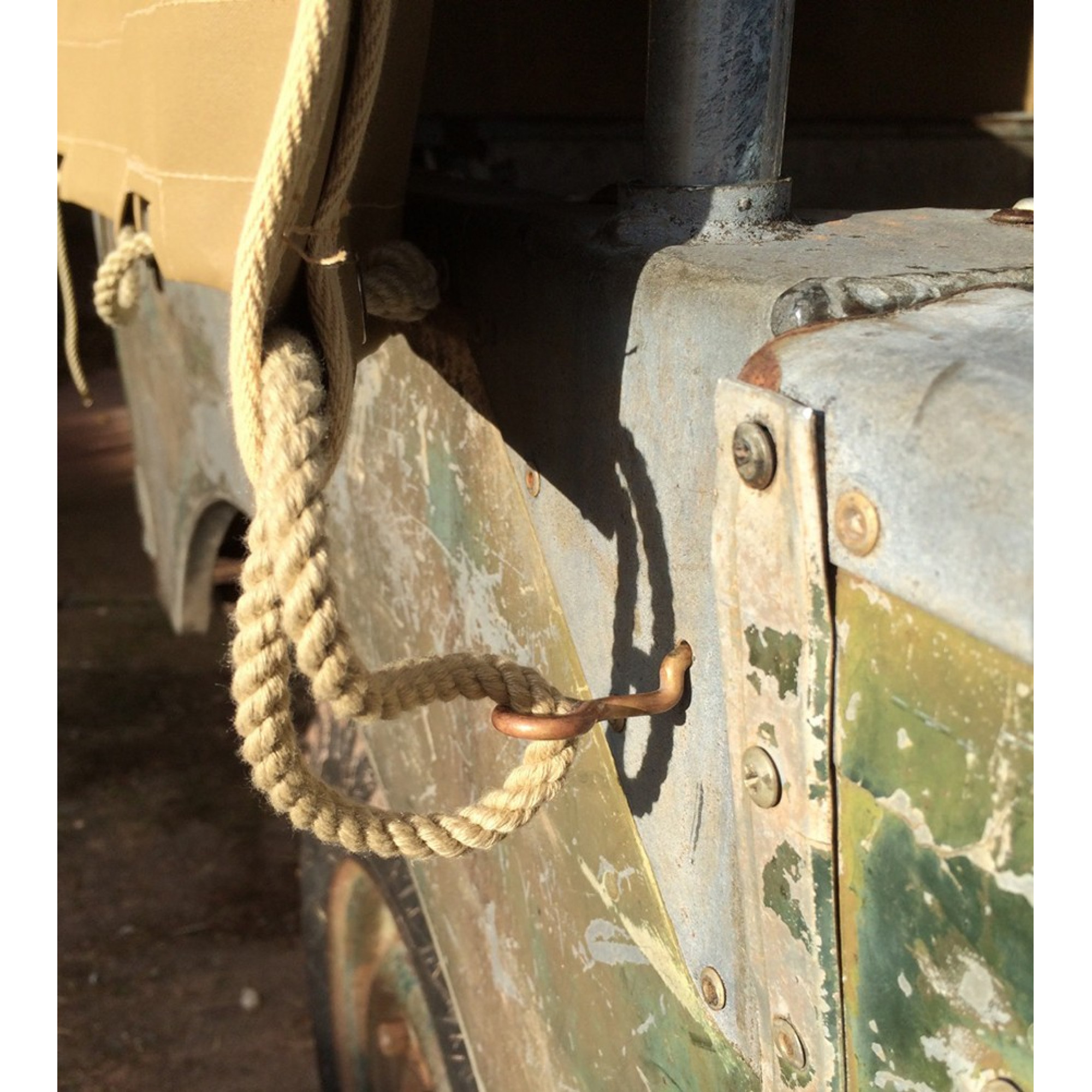 Brass Rope Hook for Side Rope 80 Inch .