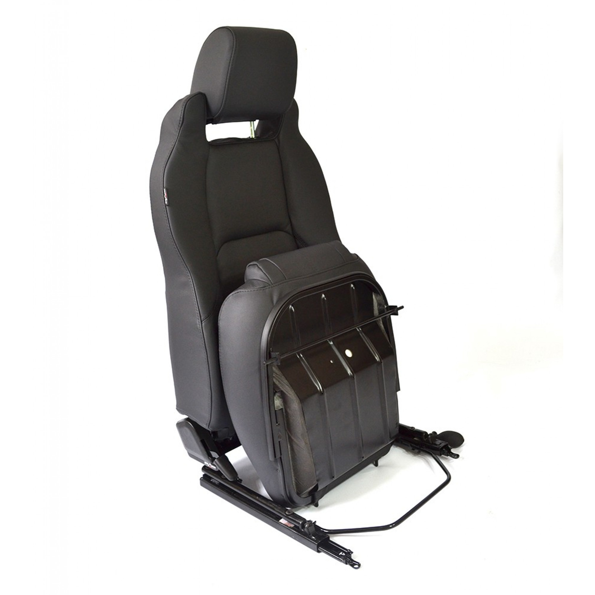 Elite Seat Pair in Black Leather Inc Fixings