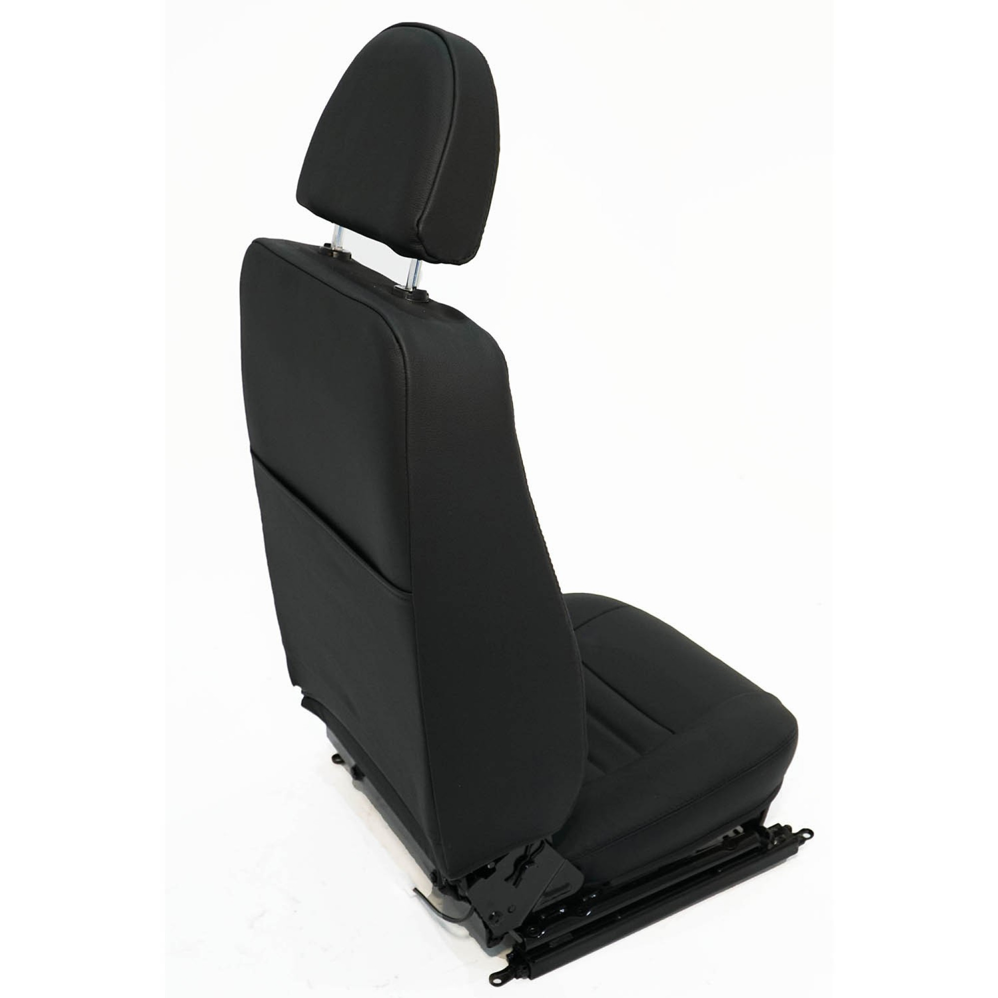 Puma Seat - Pair - Black Leather/Black Stitch - Heated
