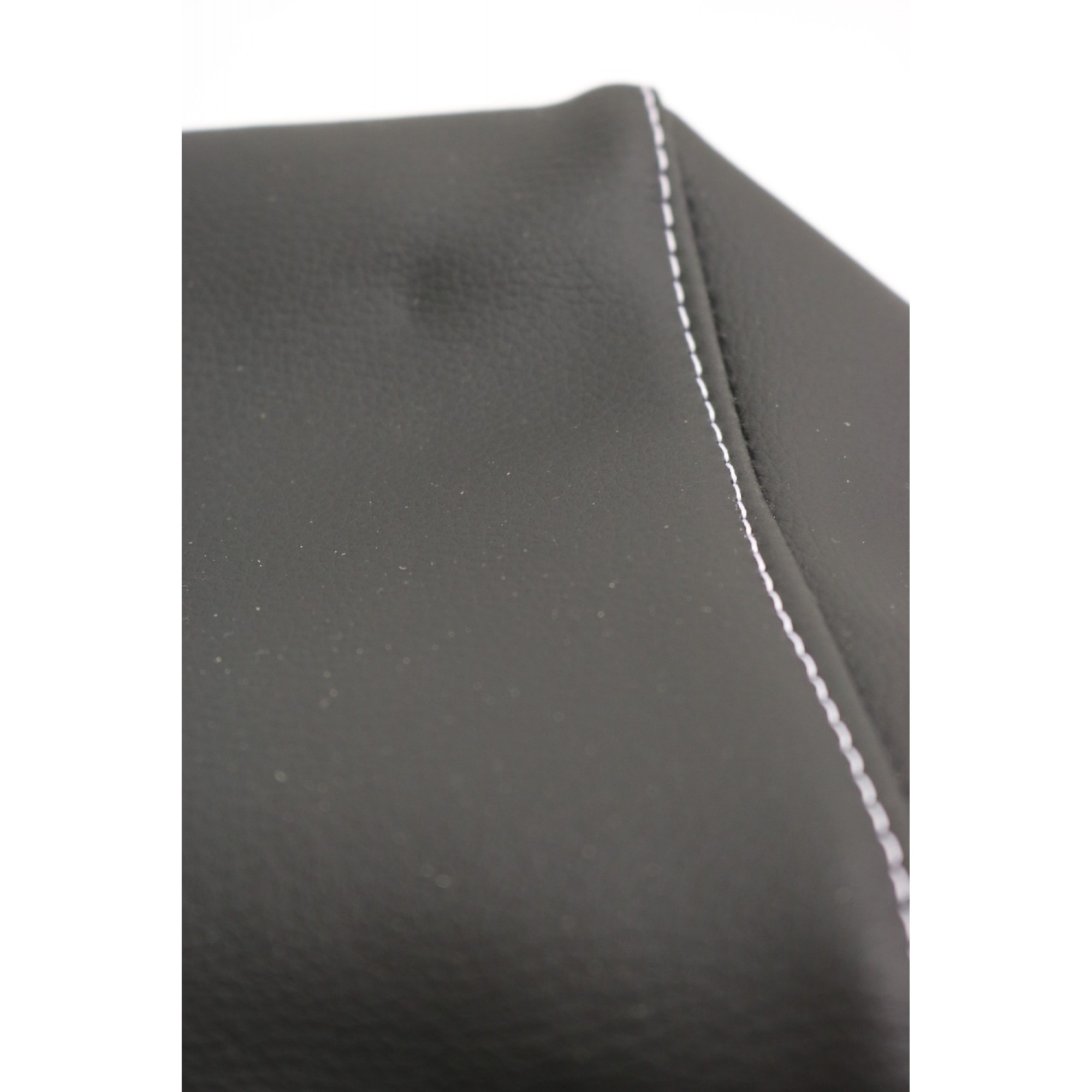 EXT308-BV - Puma Seat - Pair - Black Vinyl/White Stitch - Heated