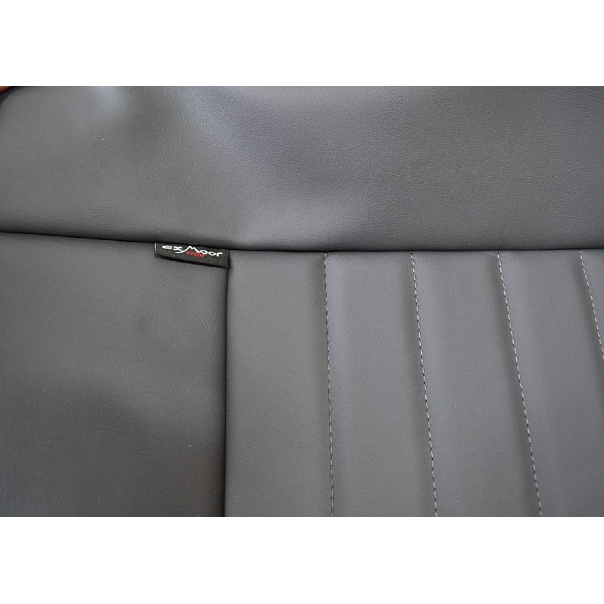 Front Outer Seat Back Cover Grey Vinyl 90/110 <2007 Envelope Type Only