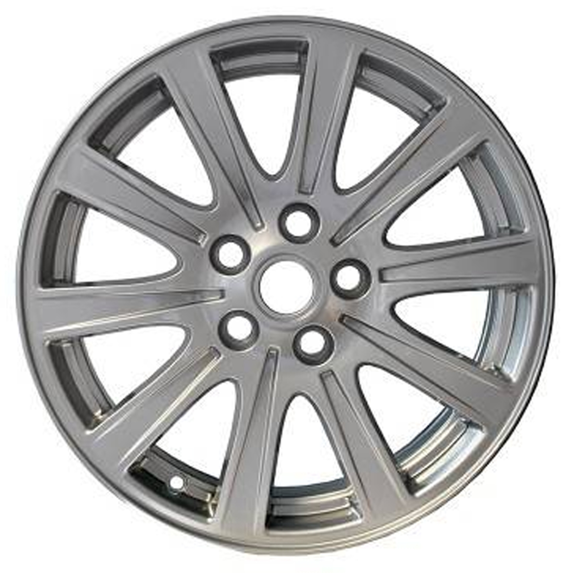 sparkles from the wheel