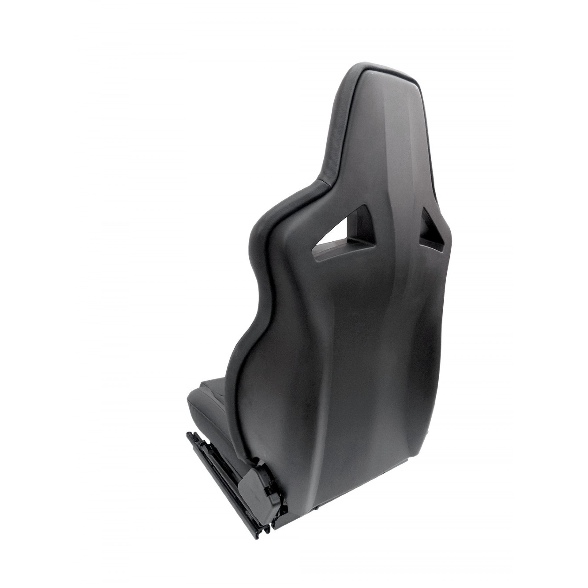 Elite Sports Seat (Heated) Pair Black Leather - Black Stitch