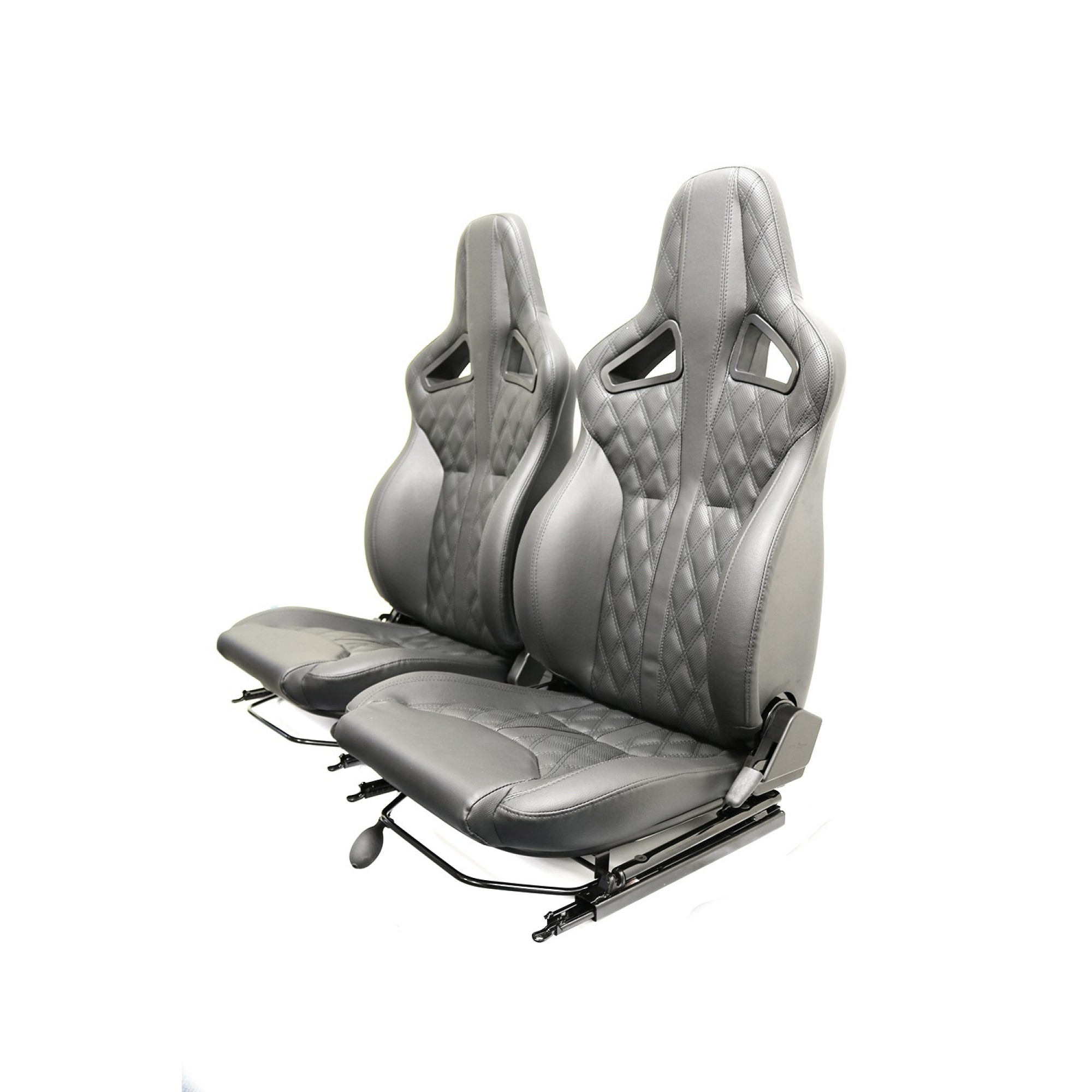 Elite Sports Seat (Heated) Pair Diamond Black