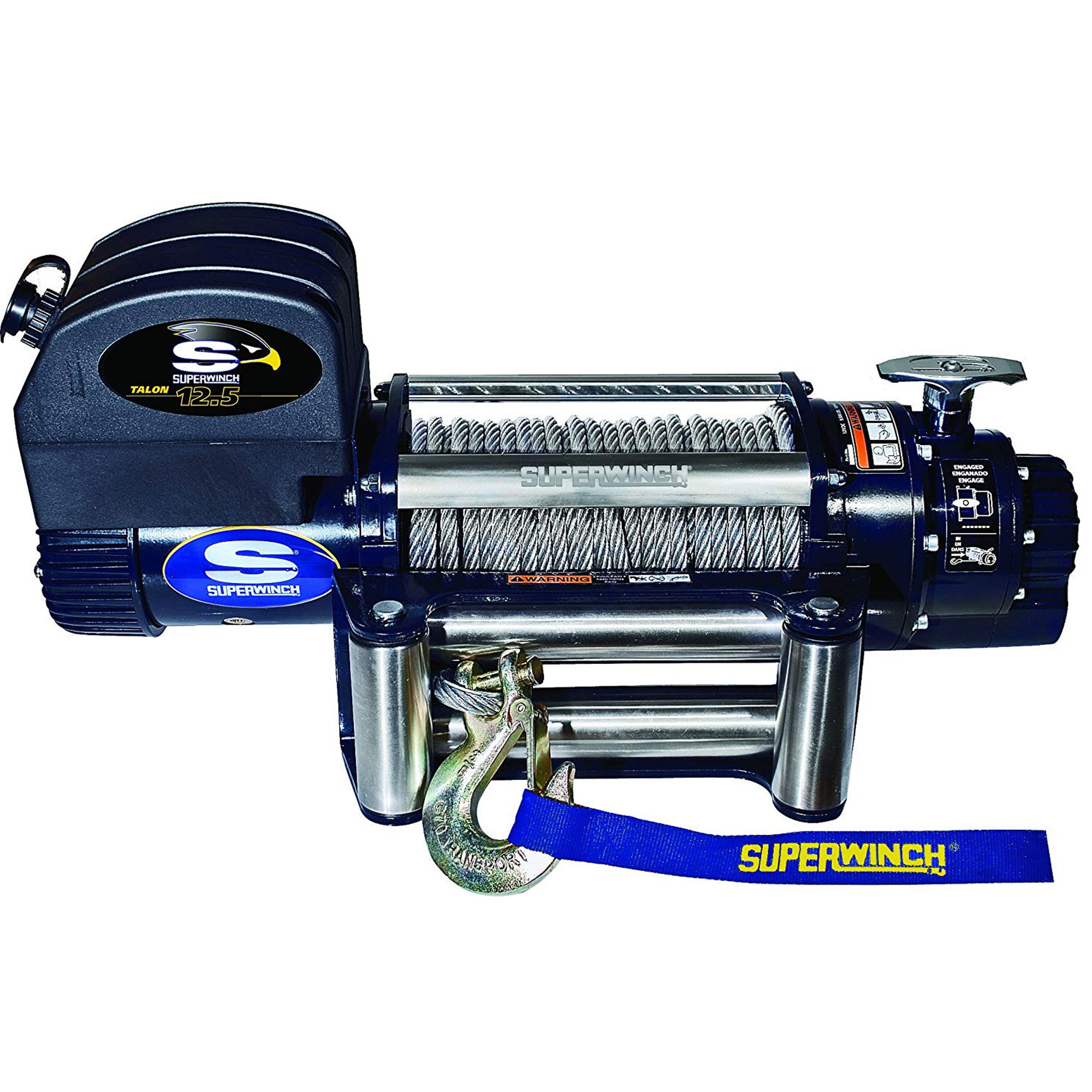1612200 Superwinch Talon 12.5 12V 12500LBS Winch with Wire Rope