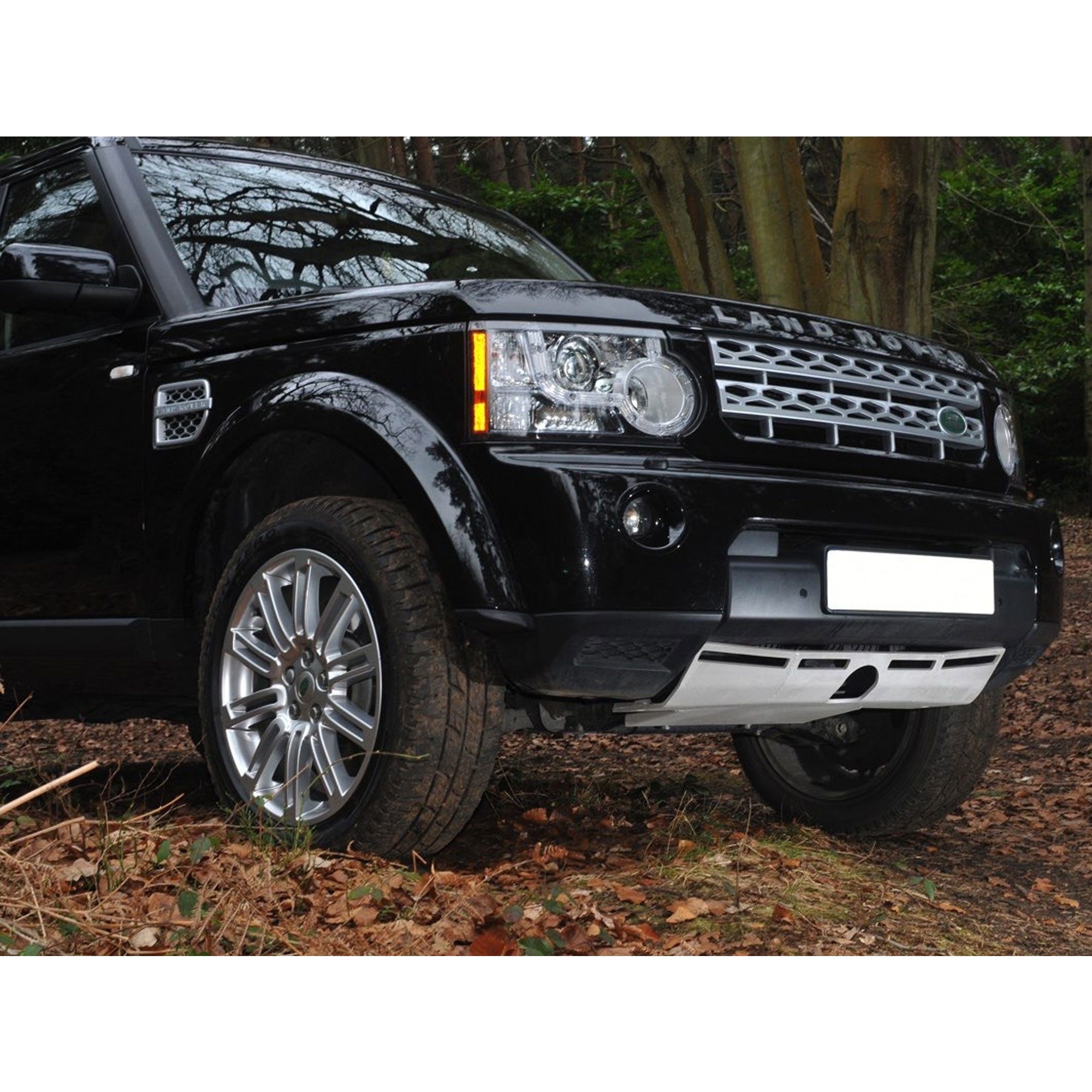 Sump Guard 8mm Aluminium Black Finish for Discovery 4