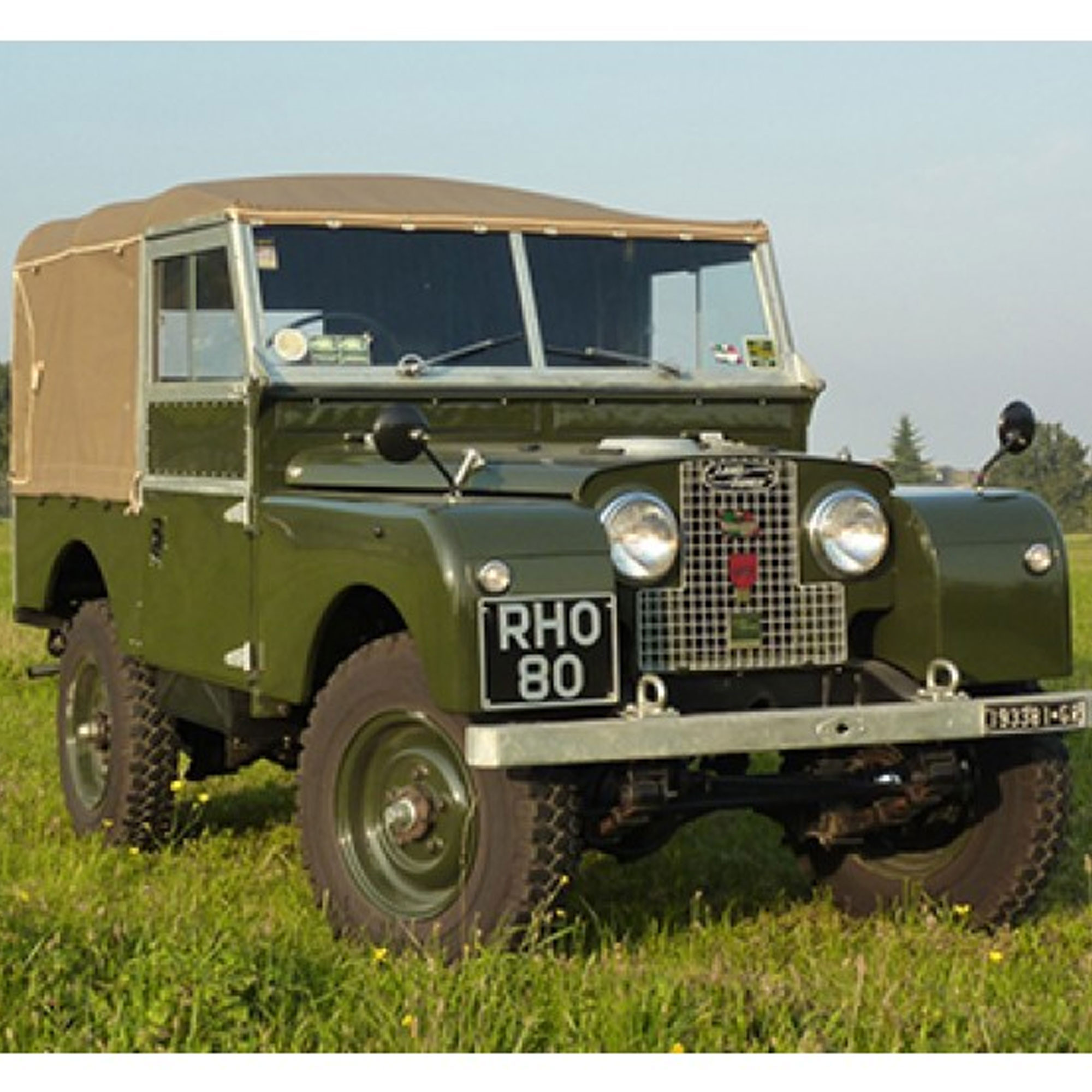 86 Inch/88 Inch Full Hood Colour Sand Series 1 1954-58. Plain Sides