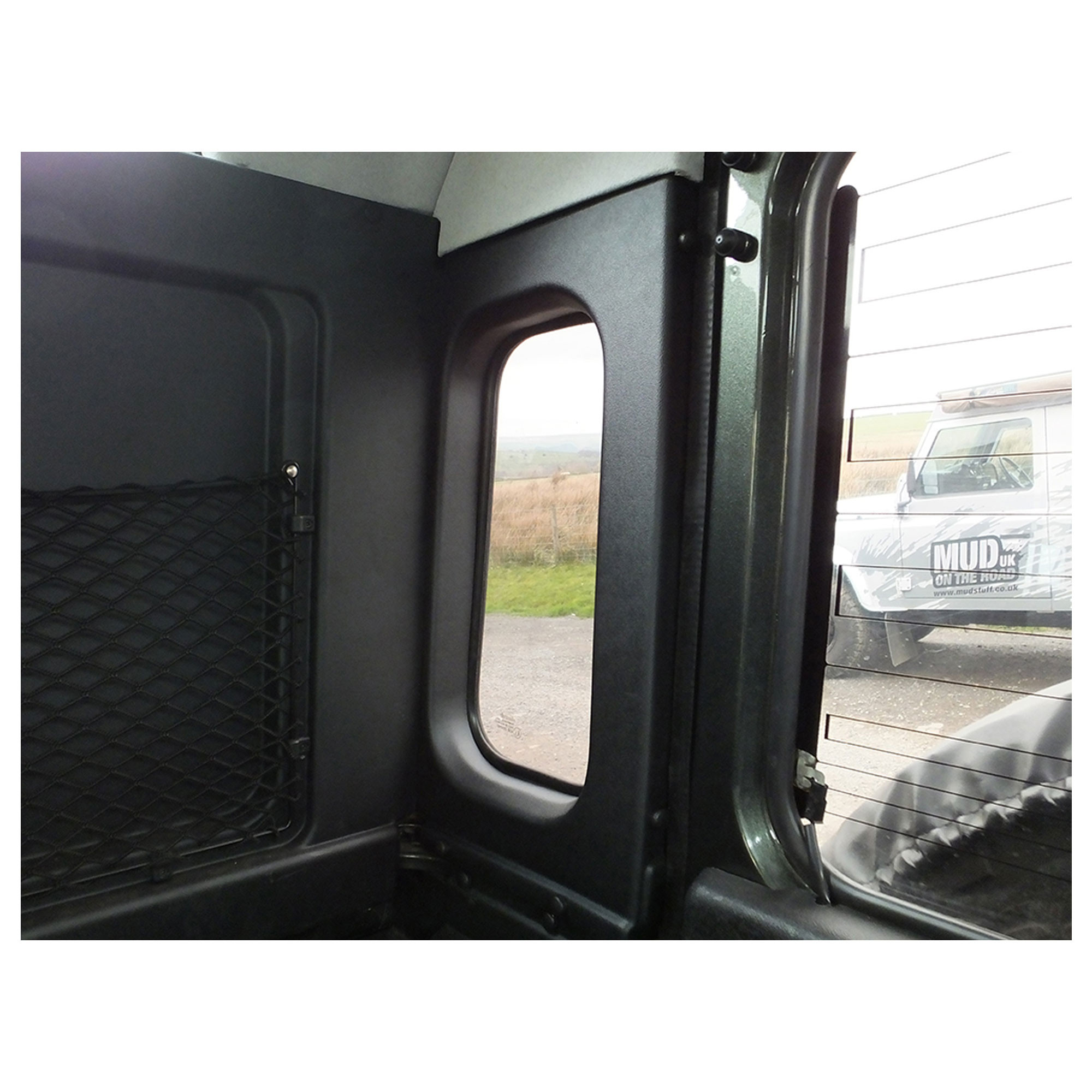 Interior Trim Panels for Hard Top Rear Quarter Panel with Cut Out for Windows by Mud
