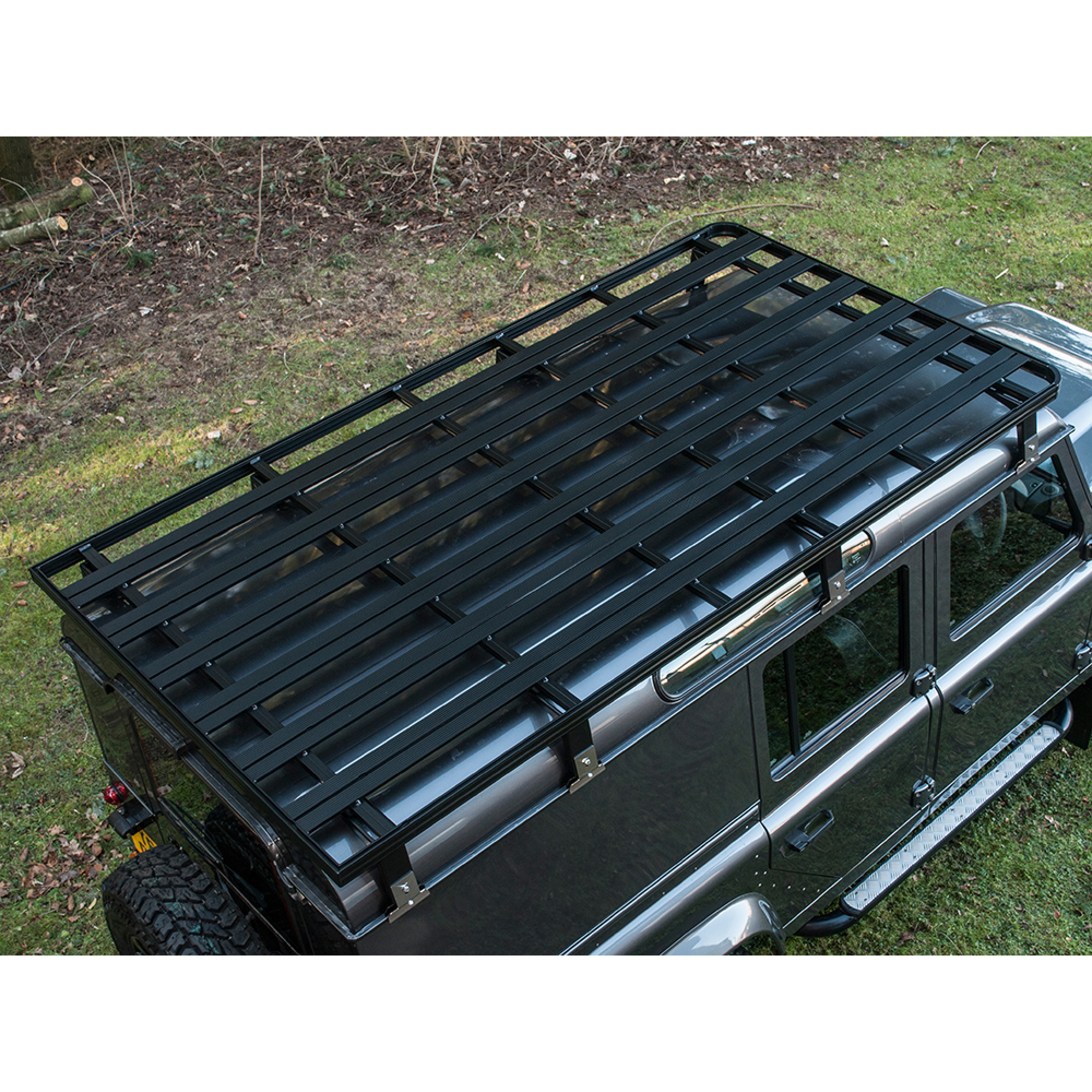 DA3070 Defender 110 Expedition Roof Rack Black
