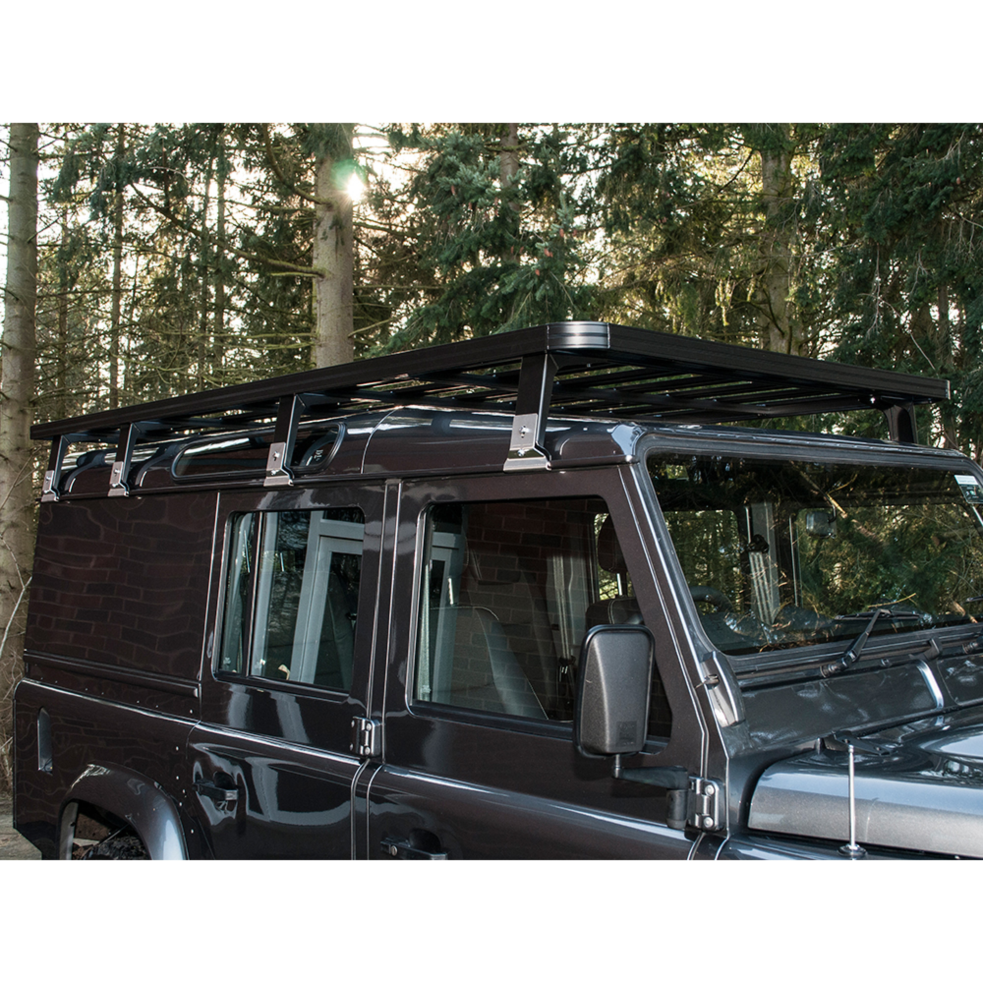 DA3070 Defender 110 Expedition Roof Rack Black