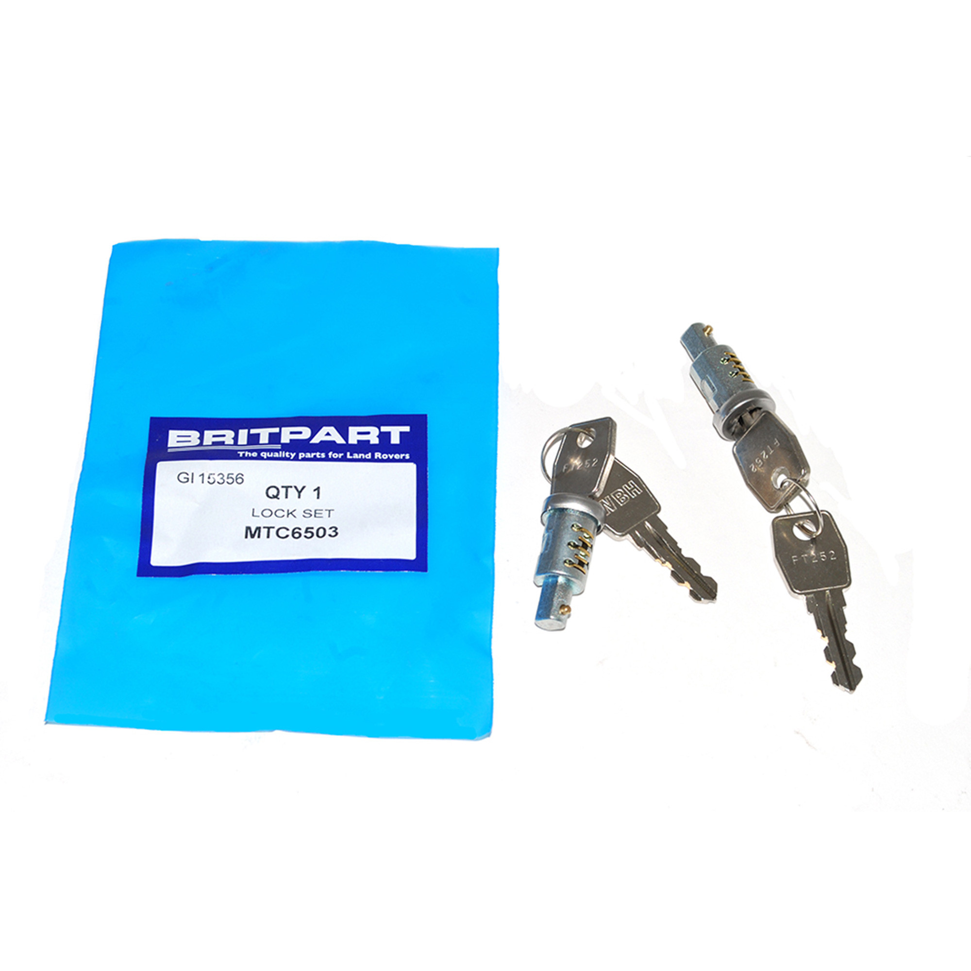 Lock Set 2 Barrels 2 Keys 90/110 1987 to 1A622423
