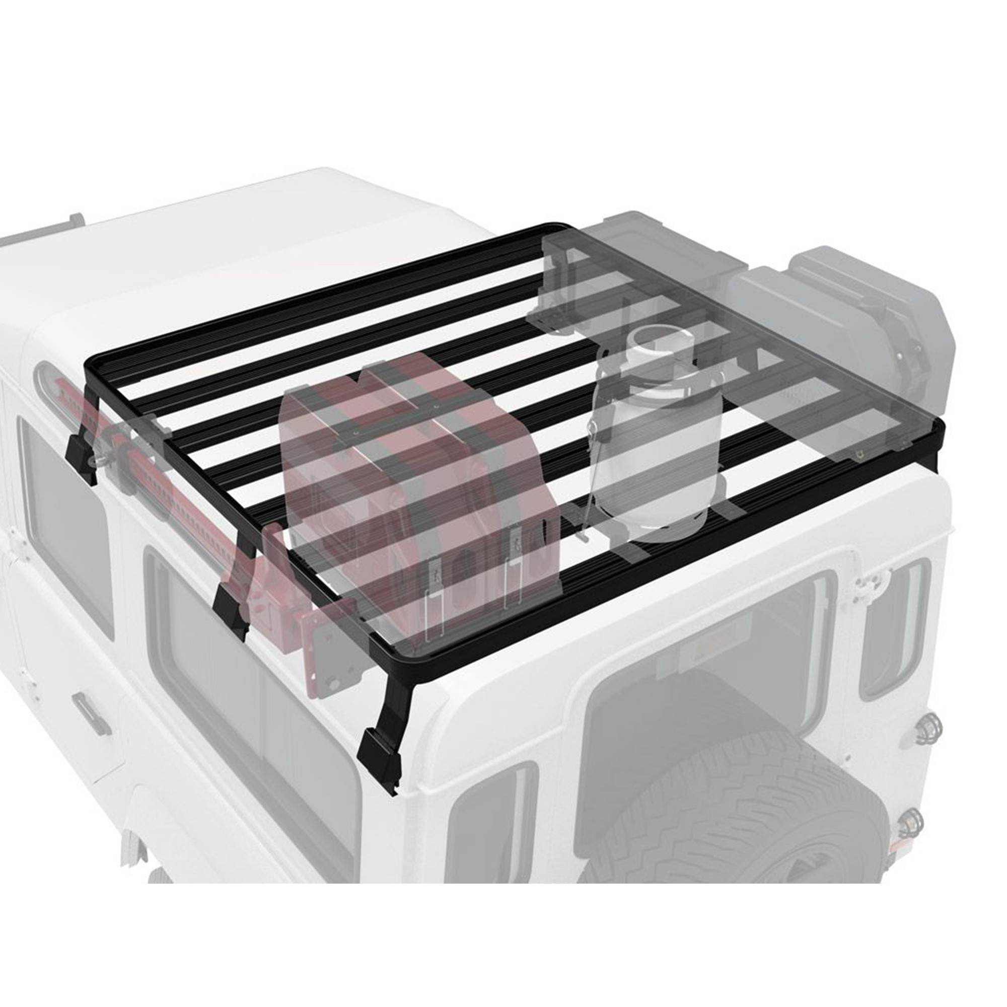 Front Runner Slimline Ii Roof Rack Defender 110 D Cab 130 1425 (W) x 1560 (L)