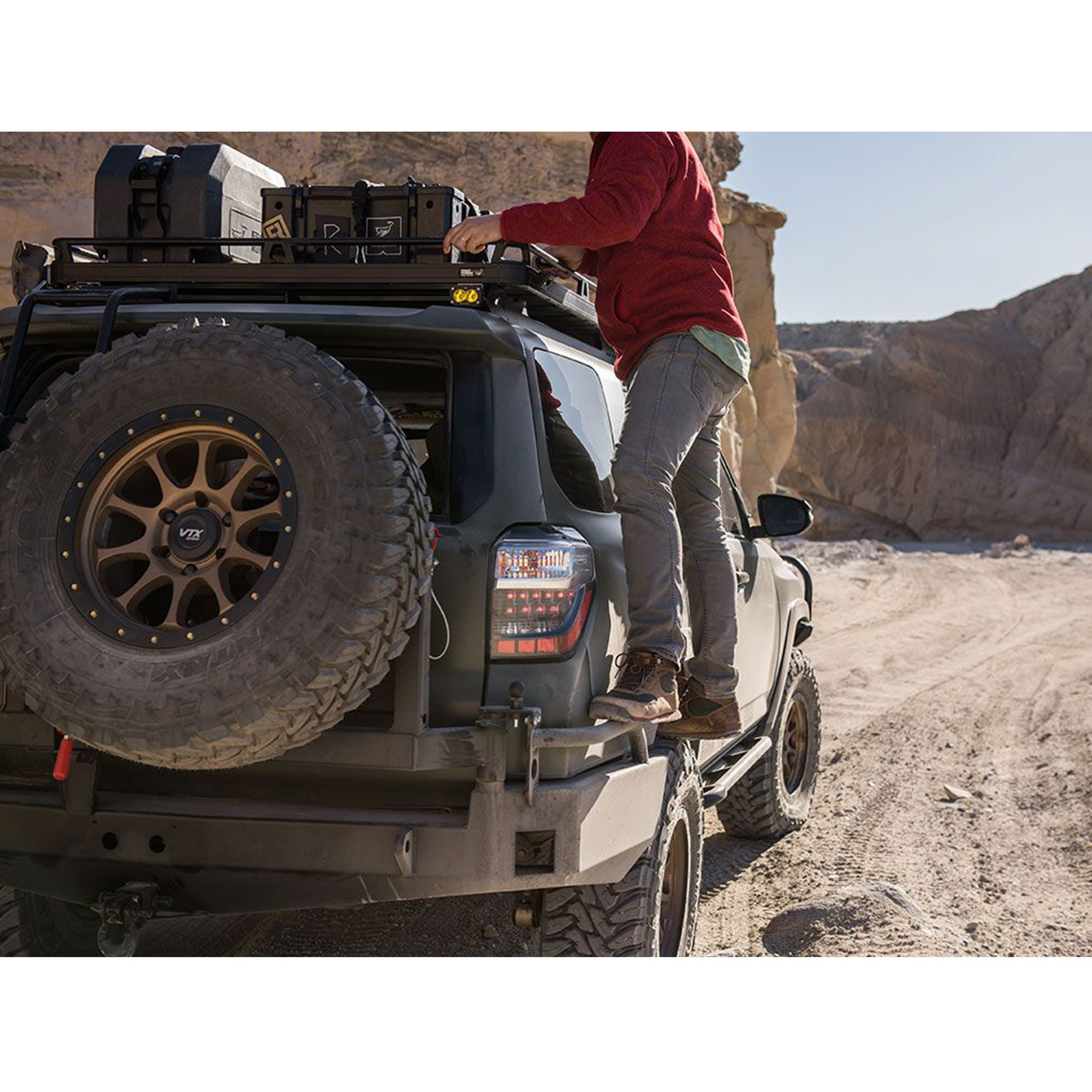 Front Runner Expedition Rail Front/Back Kit 1425mm Kit Only Works with 1425mm Wide Front Runner Slimline Ii Roof Racks