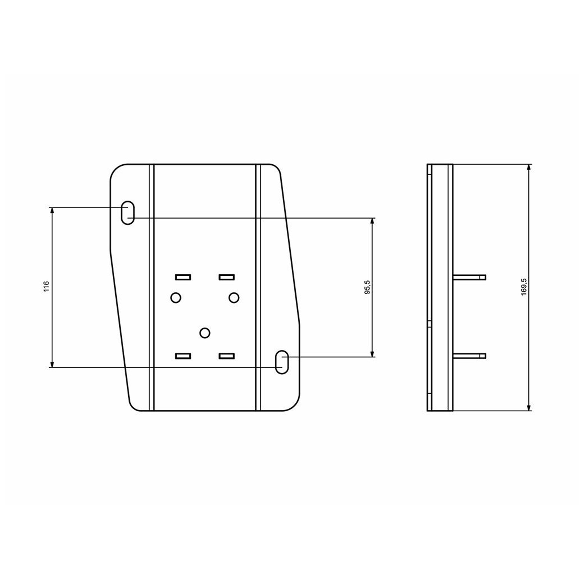Front Runner Foxwing Awning Bracket Set