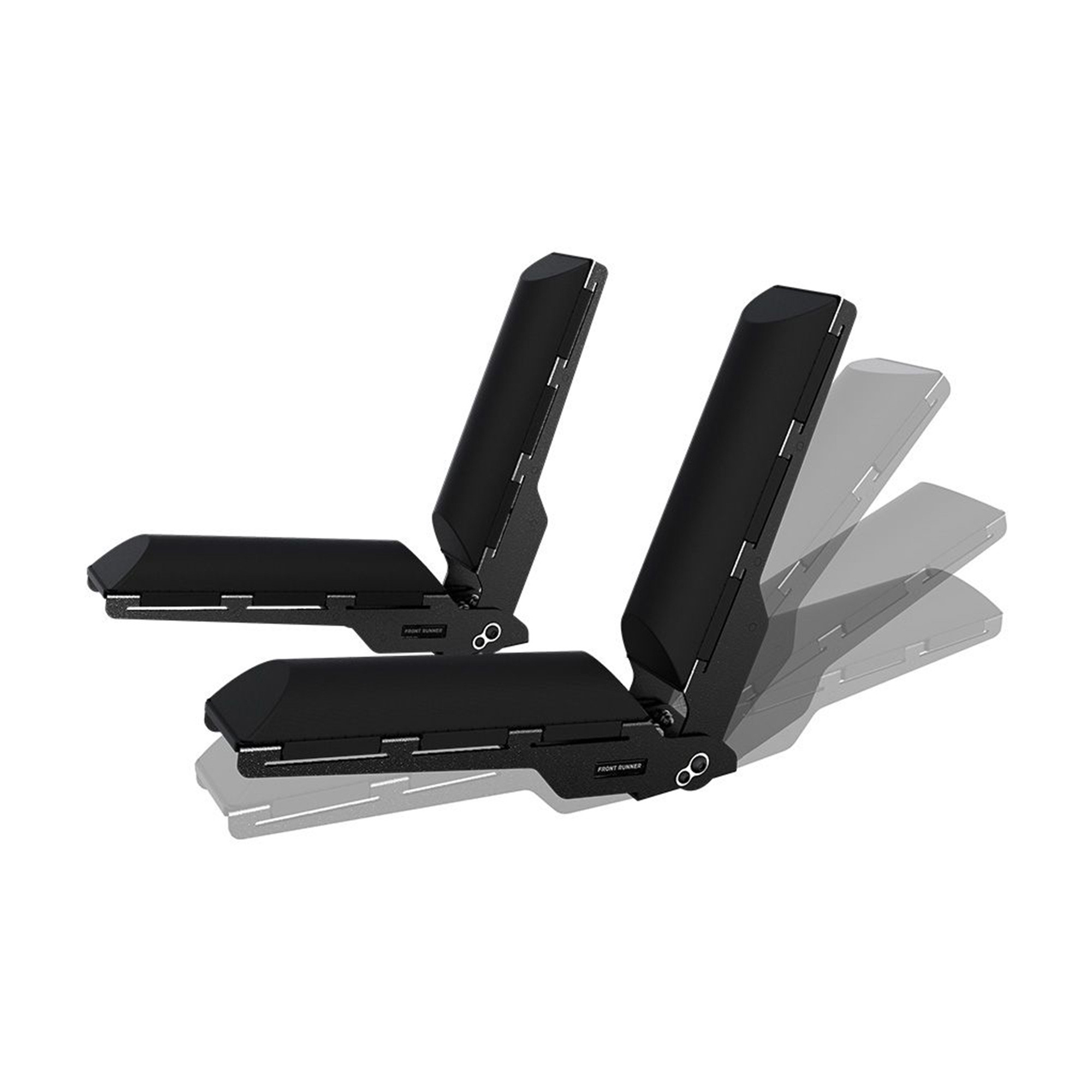 Front Runner Roof Rack Kayak Holder Consists Of 2 x Adjustable Holders 4 x Pads 1 x Pair Of Stratchots 4 x Eye Nuts