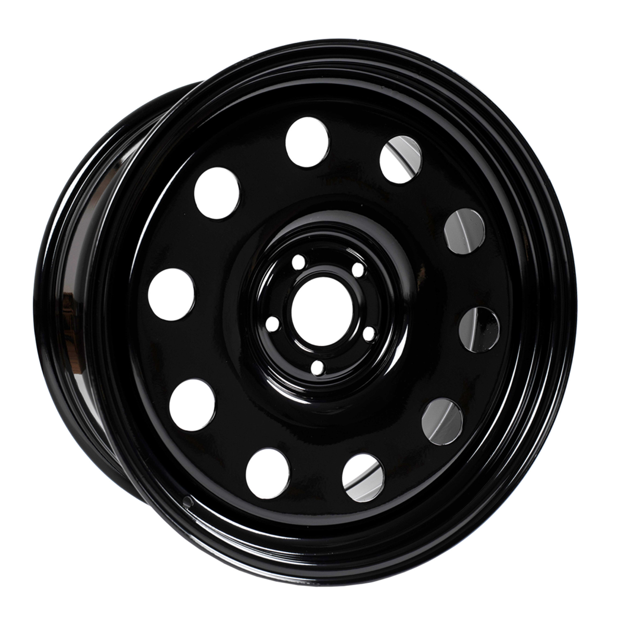 JC139B - 9X20 Black Modular Steel Wheel 5/120 ET45 Use Wheel Nuts ANR4851NG Has Clearence for Caliper, Tyre Pressure Monitor Will Not Work When Fitted Use TPMS2016JLR Per Wheel