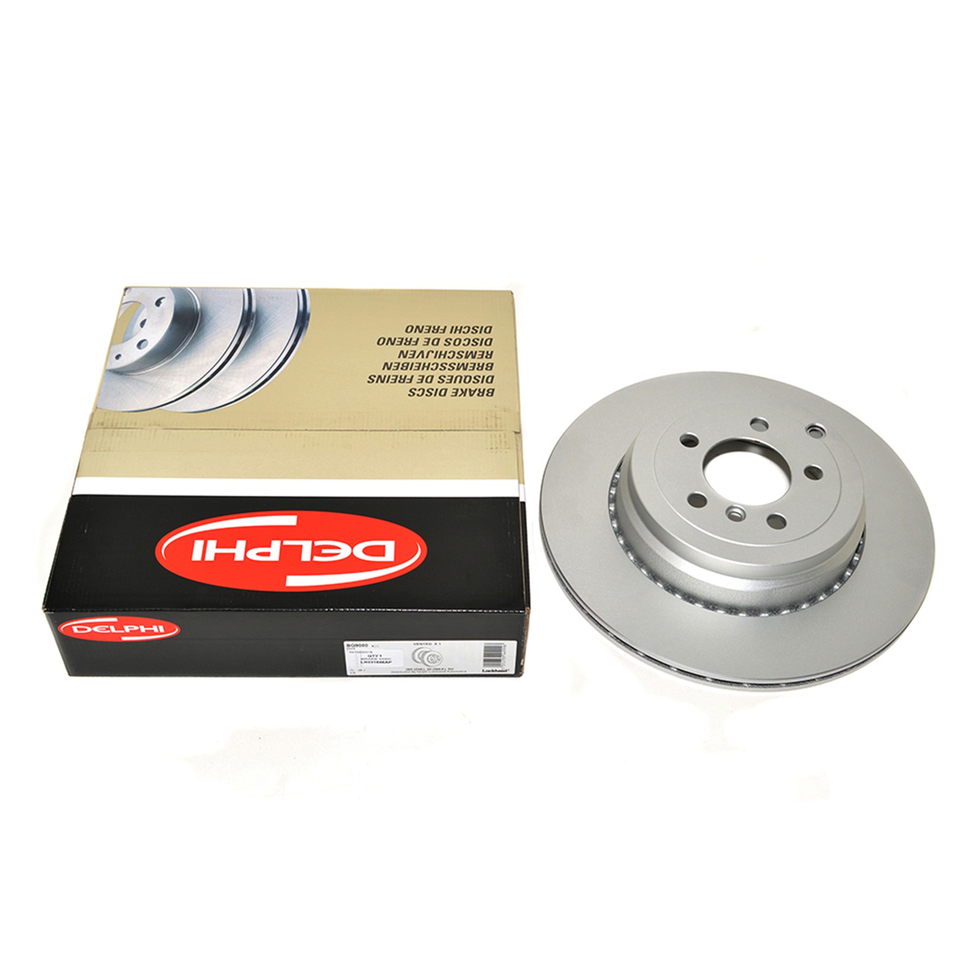 LR031846AP - Delphi Rear Brake Disc Range Rover 20010 on from Chassis BA356997