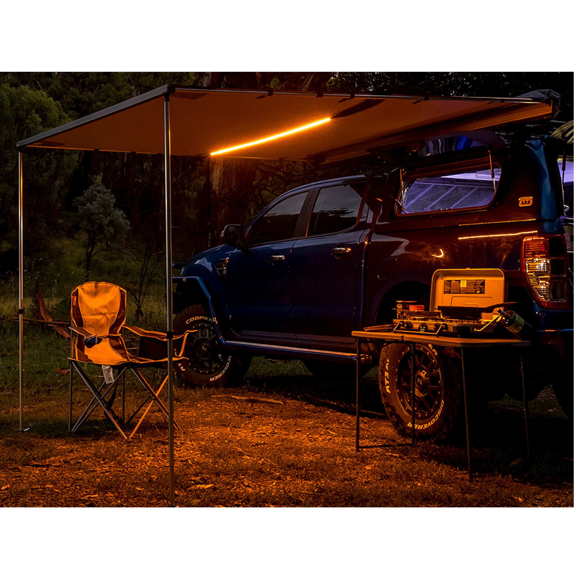 ARB Awning with Light 2500X2500 - ARB