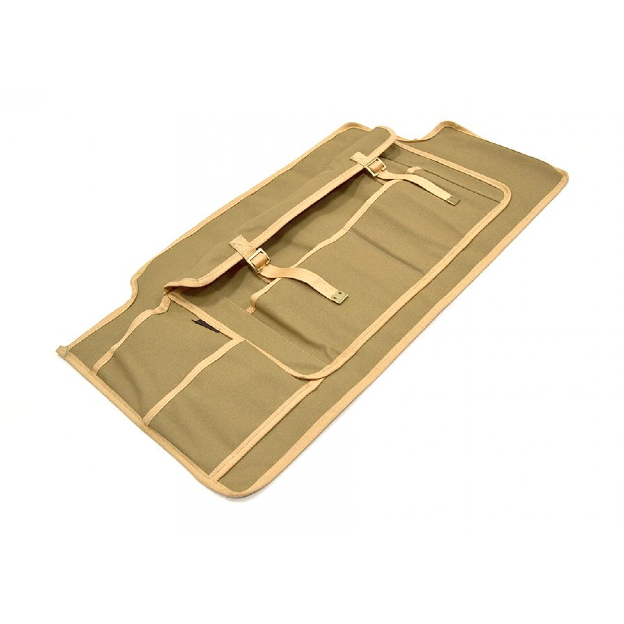 Canvas Door Cards Front Pair in Sand Canvas