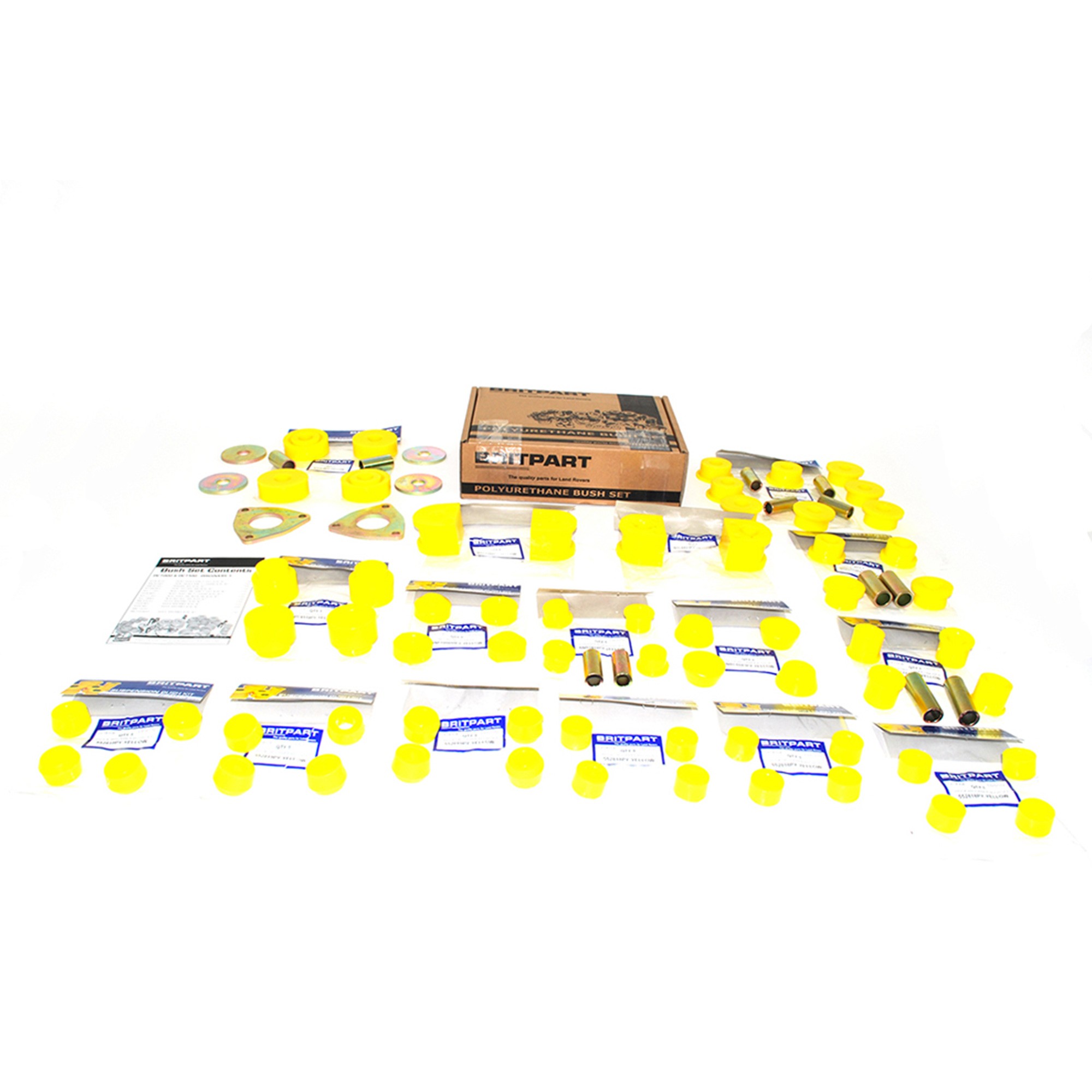 DC7000 - Britpart Discovery 1 Yellow Polyurethane Bush Kit