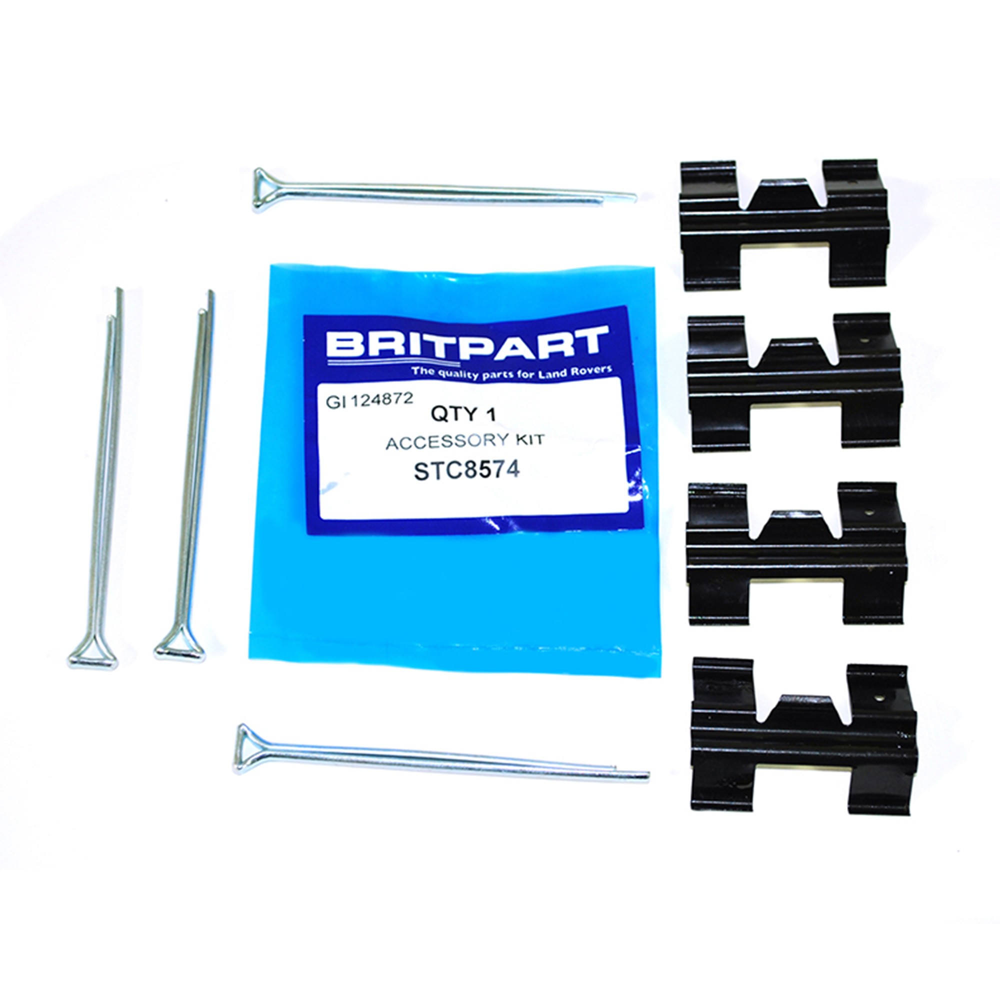Retention Kit Rear Brake Pads Range Rover Classic 78 On. 90 Rear. Discovery 1 Rear. Rear 110 from LA930456